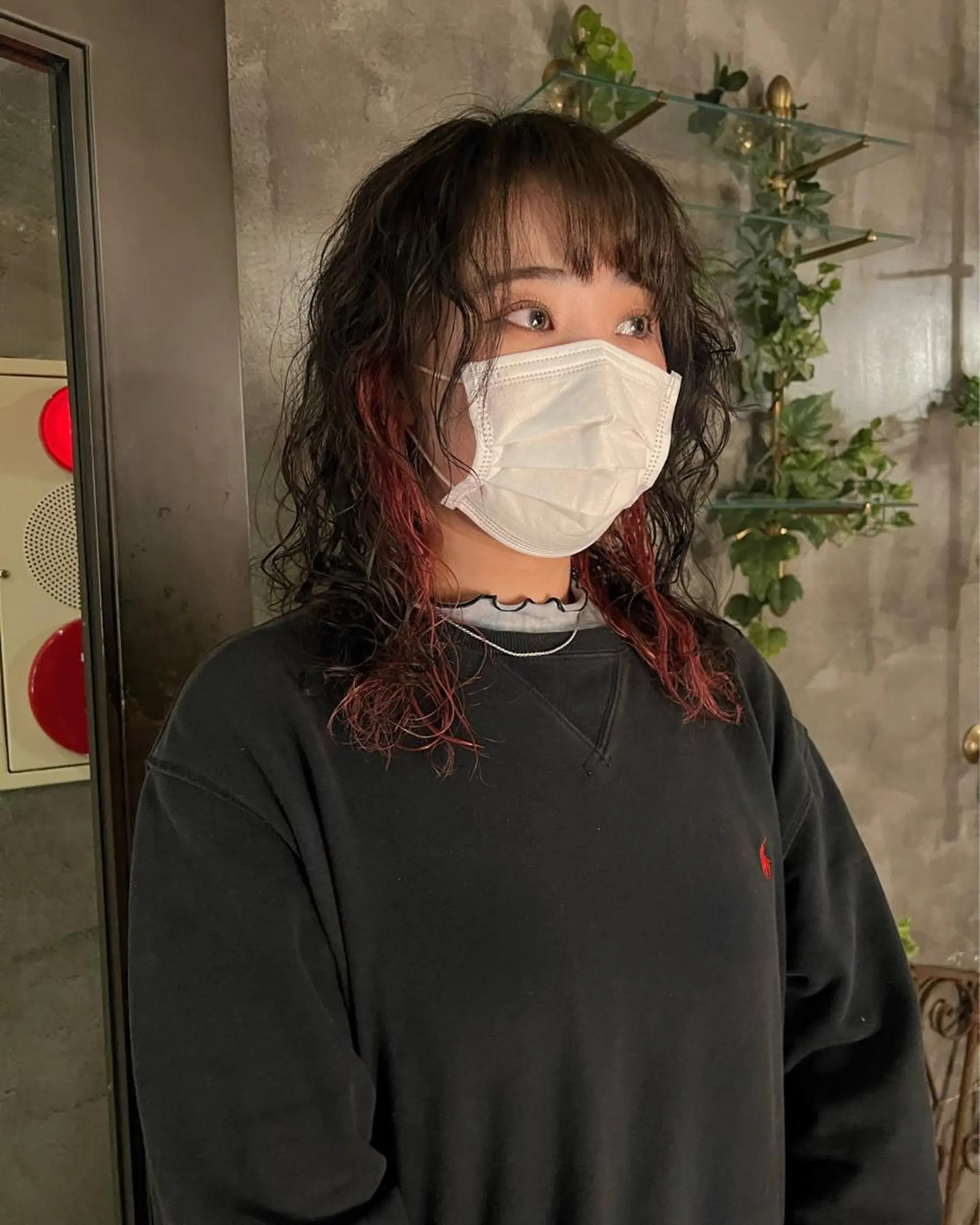 ロング パーマ カット ヘアカラー パーマ 圧倒的デザイン力 店長🎨RENAのヘアスタイル