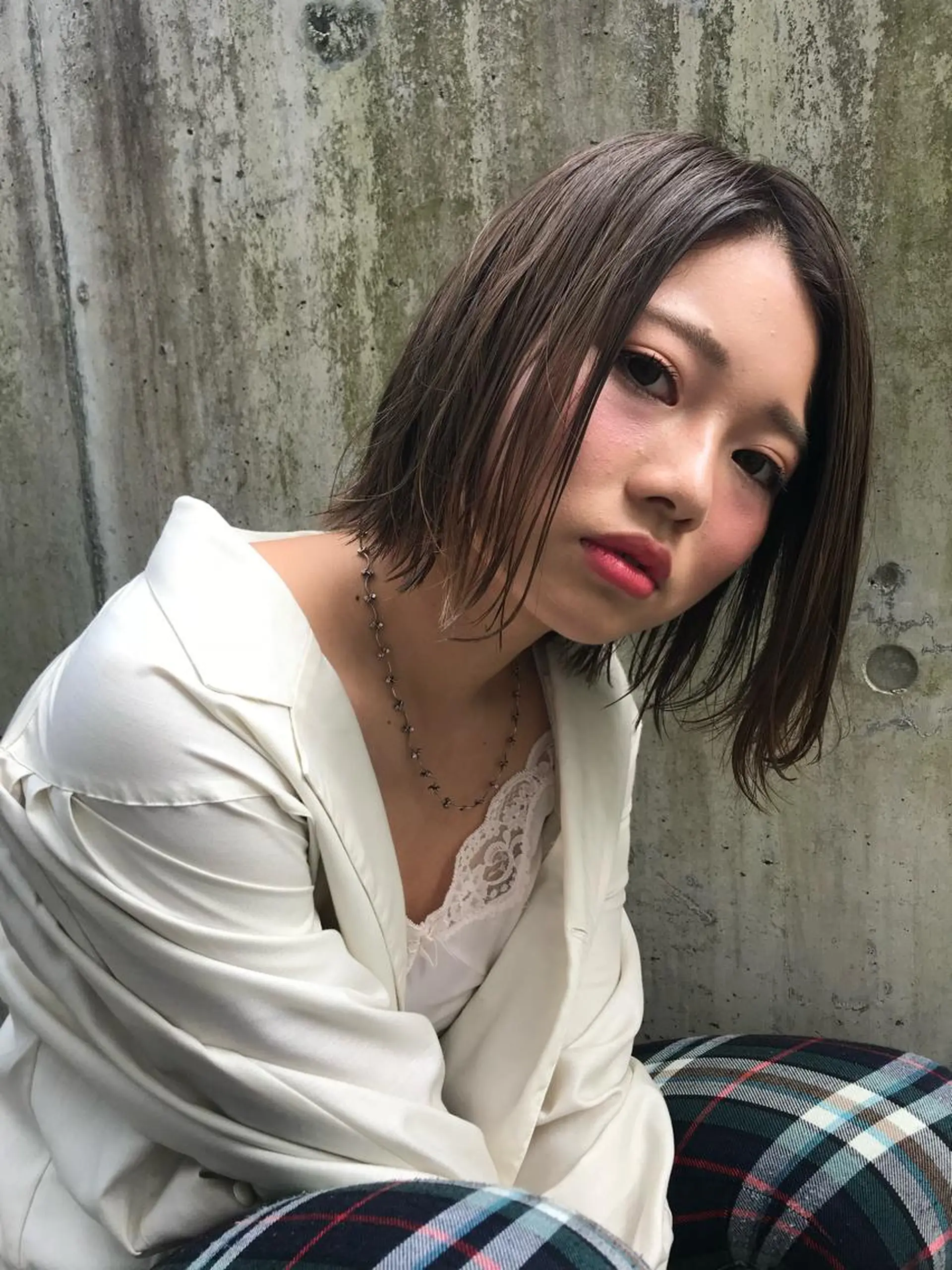 ショート カラー カット ヘアカラー トリートメント 追立 優稀のヘアスタイル