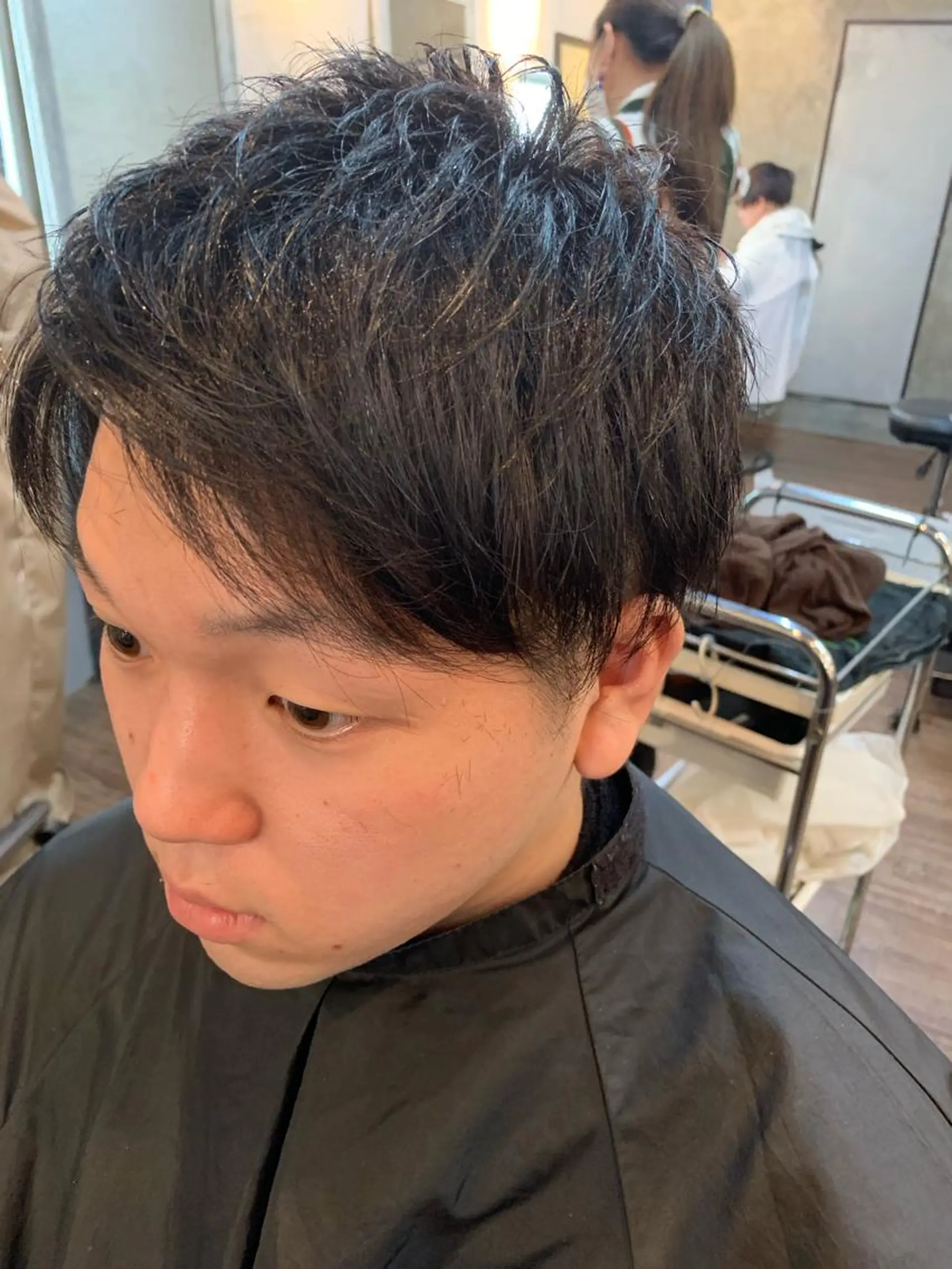 ショート カット ヘアカラー トリートメント ✨上村 潤平✨メンズヘア✨のヘアスタイル