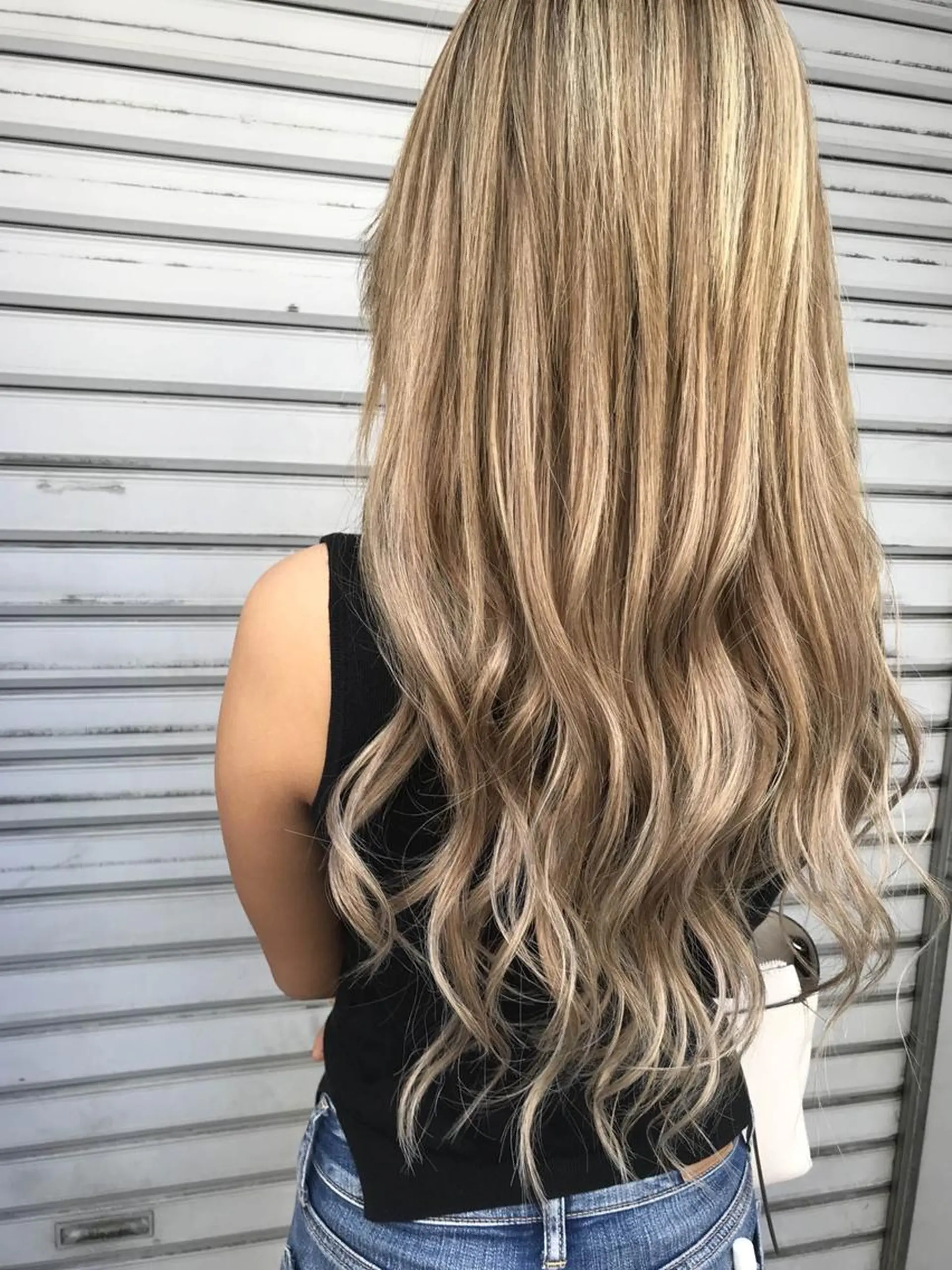 ロング カラー チビ編み込みエクステ シールEXどぅ〜すのヘアスタイル