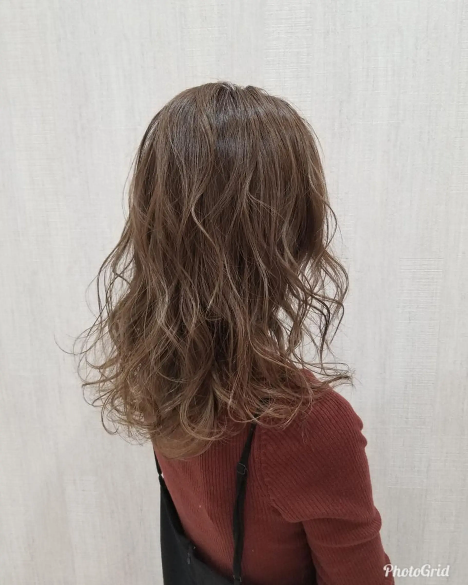 セミロング カラー グレージュ カット ヘアカラー レイヤーカット/ 髪質改善/代表西村のヘアスタイル