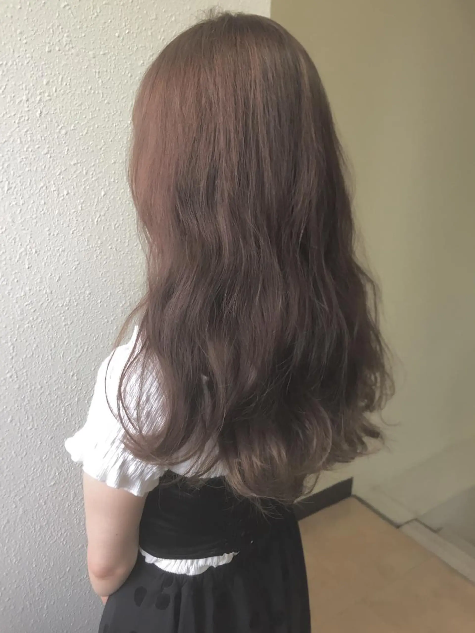 ロング カラー クボキ サヤのヘアスタイル