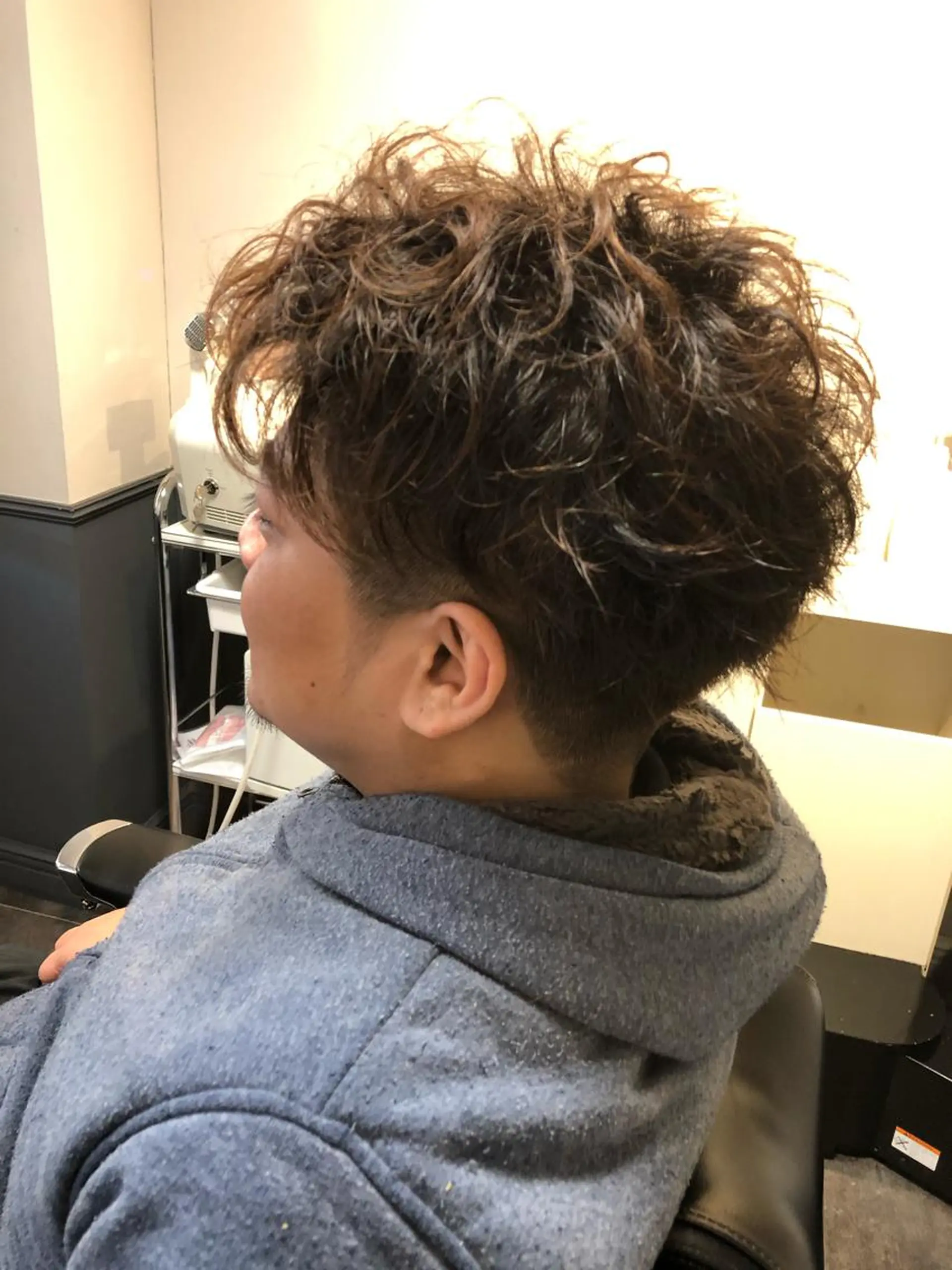 ショート パーマ メンズ 【メンズ特化サロン】 【サロモ特別価格】のヘアスタイル