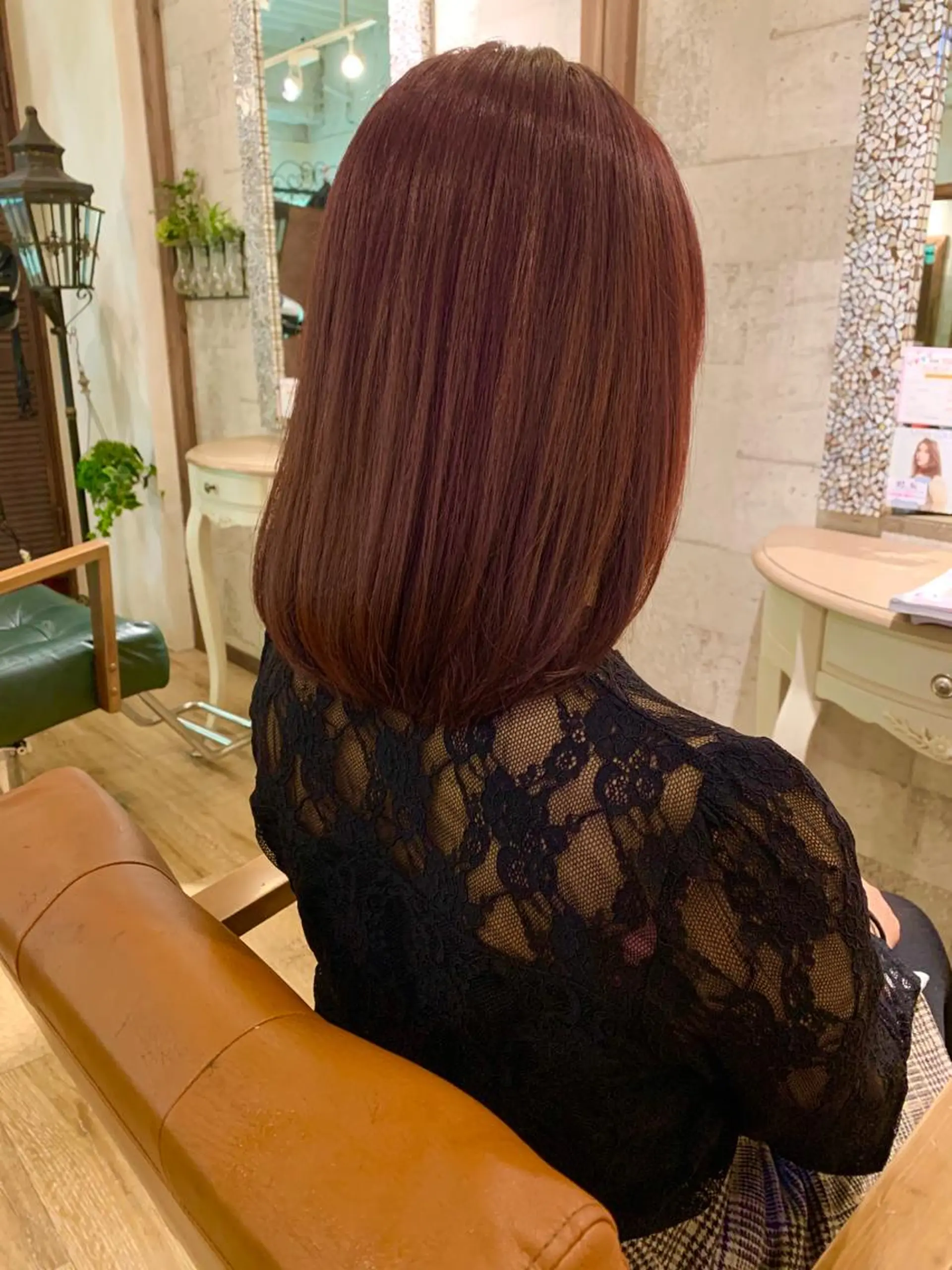 ショート カラー ブリーチ カシス 透明感カラー エドルカラー ピンクカラー ヘアカラー トリートメント 田村和範/似合わせ カラー/髪質改善のヘアスタイル