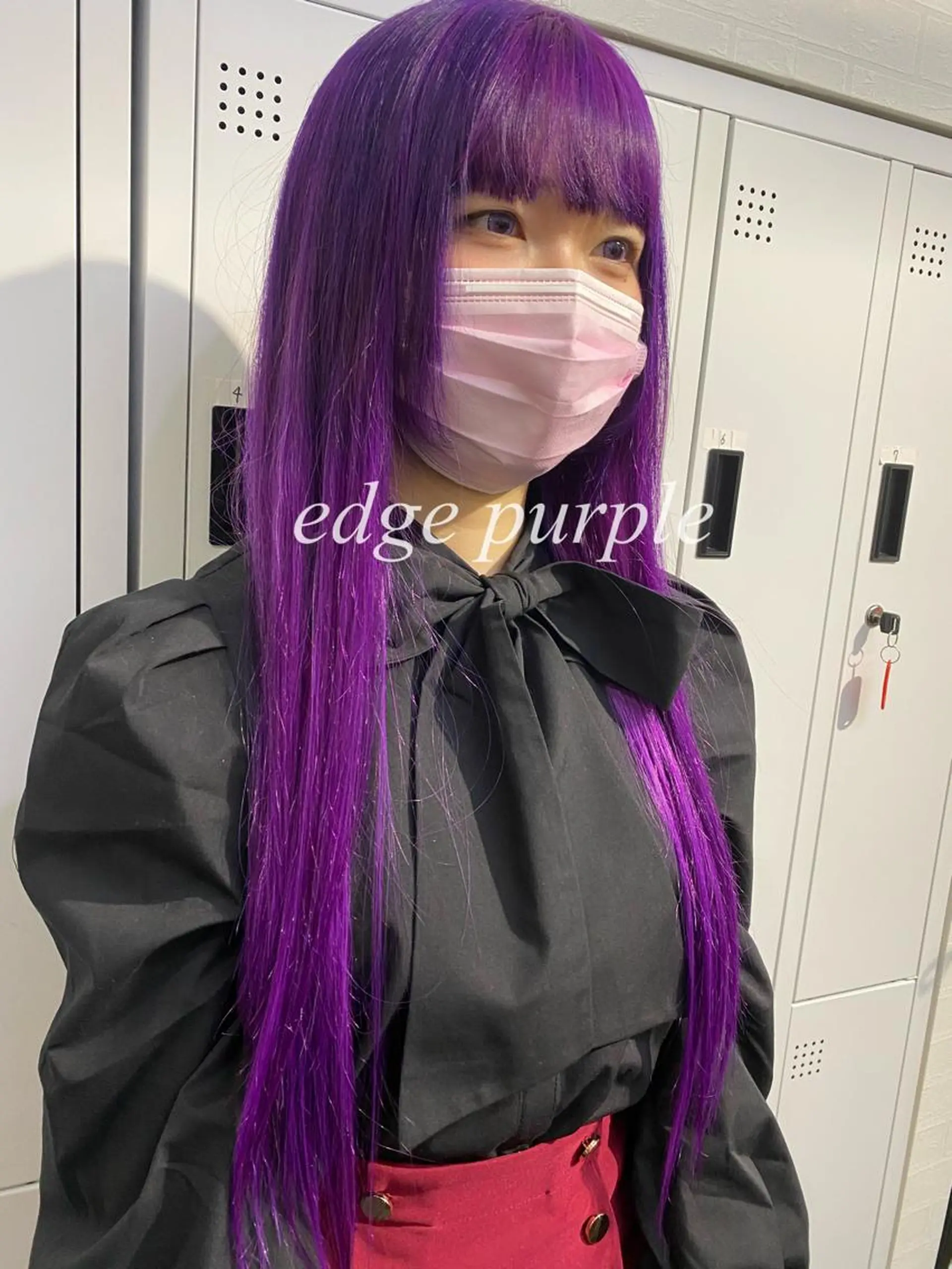 ロング カラー ダブルカラー ブリーチカラー特化 U-topia小島のヘアスタイル