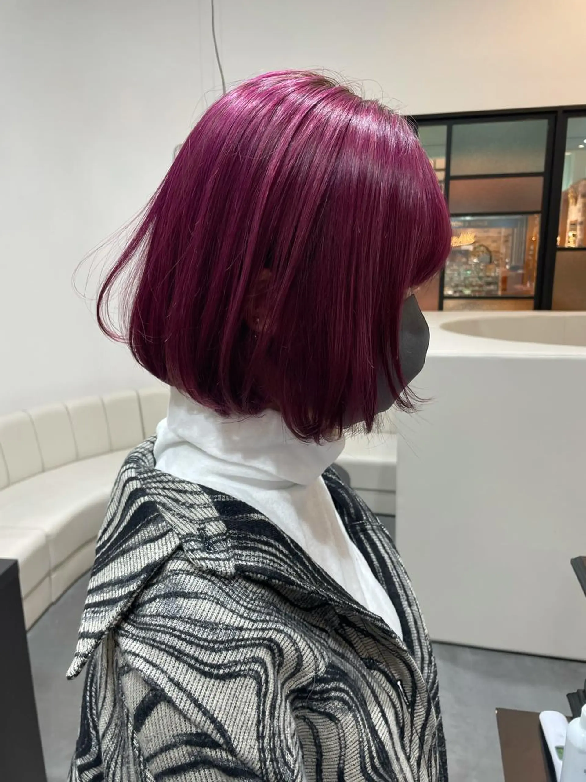 ショート カラー ヘアアレンジ 小倉 愛里のヘアスタイル