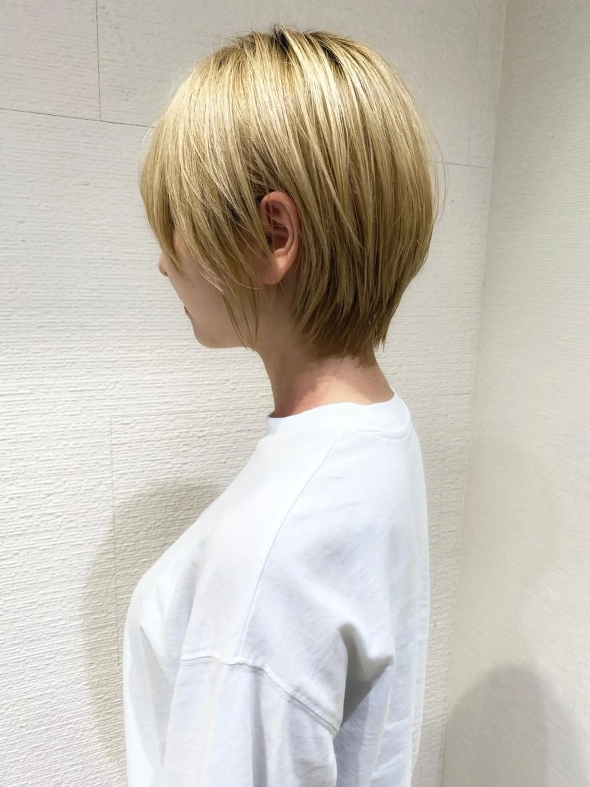 ショート カラー 三鷹で1番ショート ボブをカットする新谷のヘアスタイル