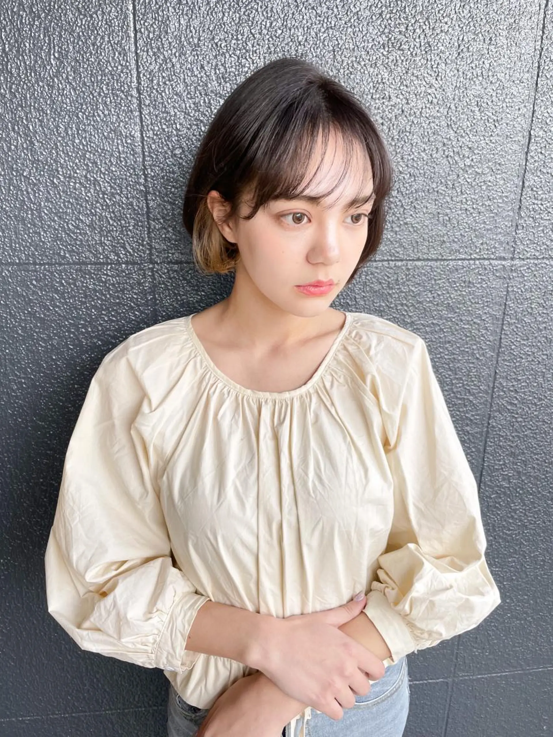 ショート カラー ヘアアレンジ cherir髪質改善 パーソナルカラー診断のヘアスタイル