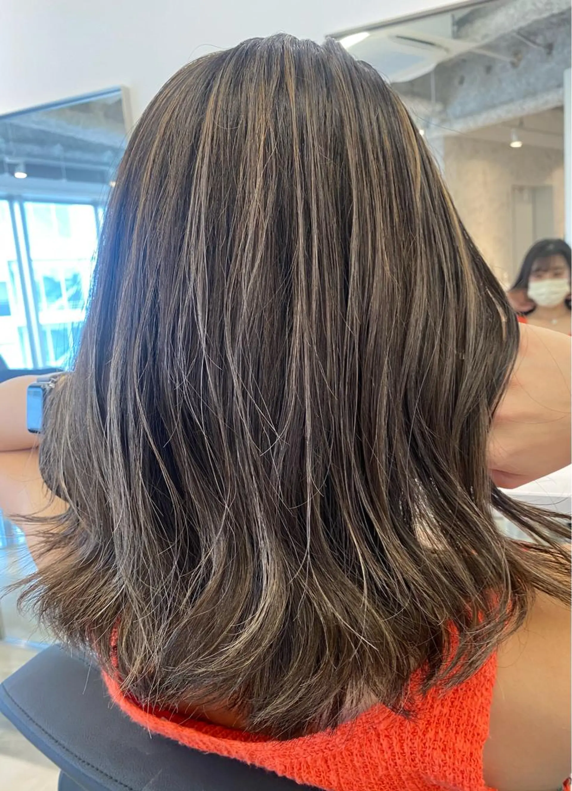 ミディアム カラー ヘアアレンジ ヘアカラー トリートメント 【代表】高山 一真のヘアスタイル