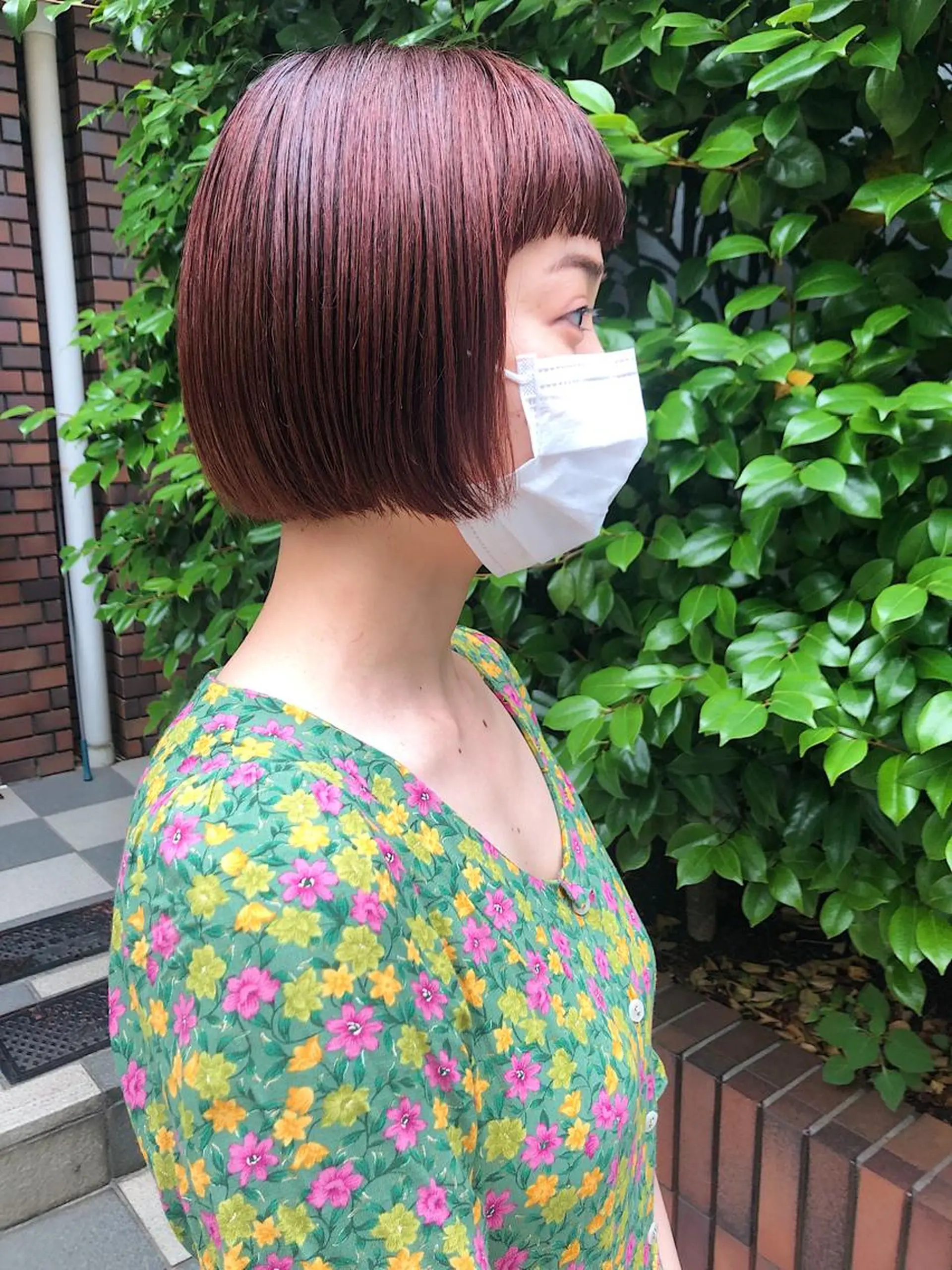 ショート カラー 長井 美佳のヘアスタイル