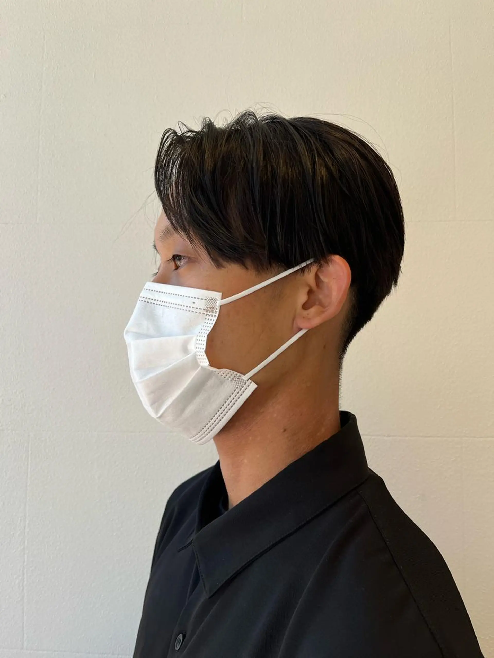 ミディアム メンズ 🪽羽エク/Ash 店長/折目奈央🪽のヘアスタイル