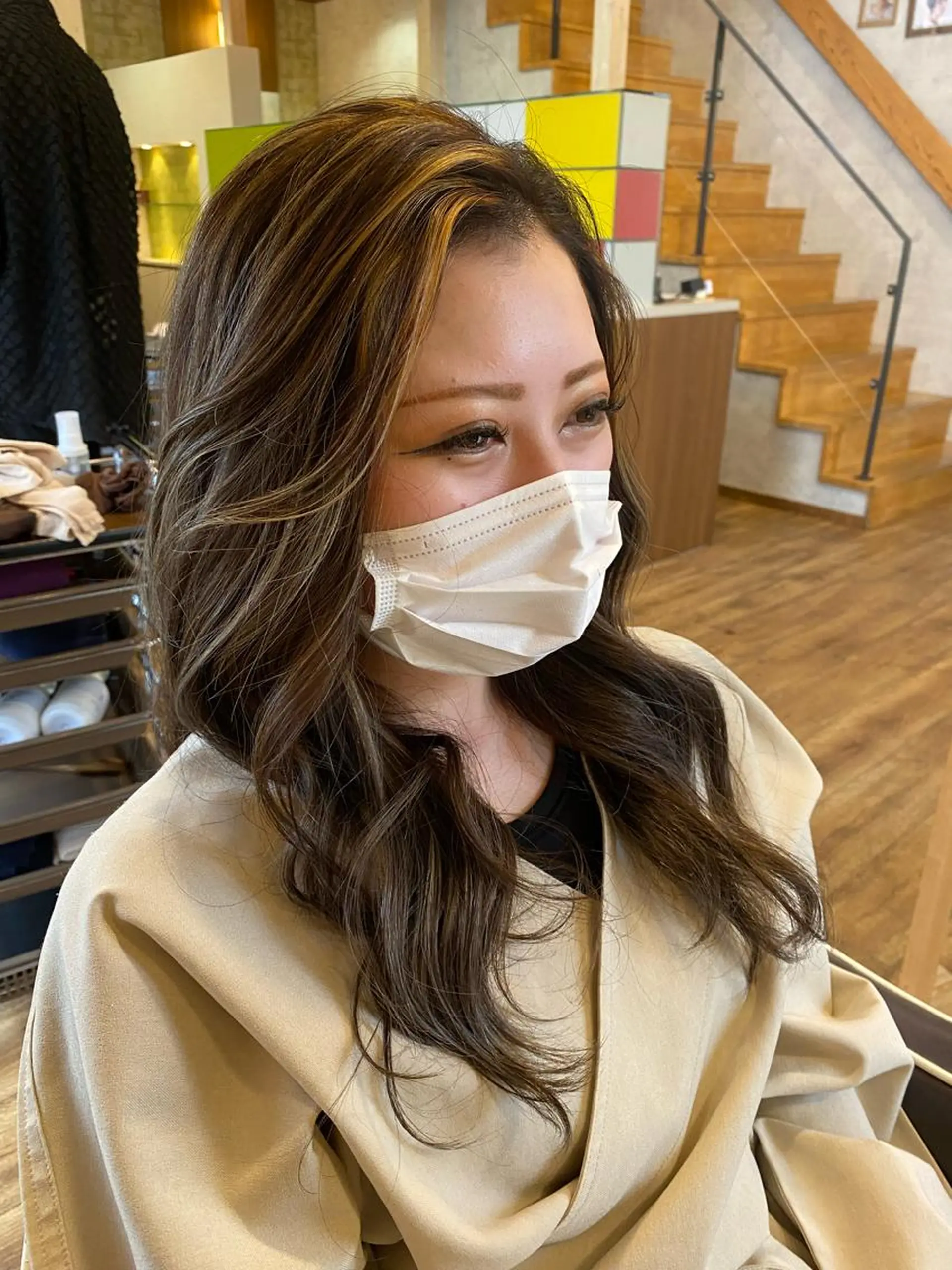 ロング カラー ハイライトカラー ハイライト 🌻井上 マリー🌻のヘアスタイル