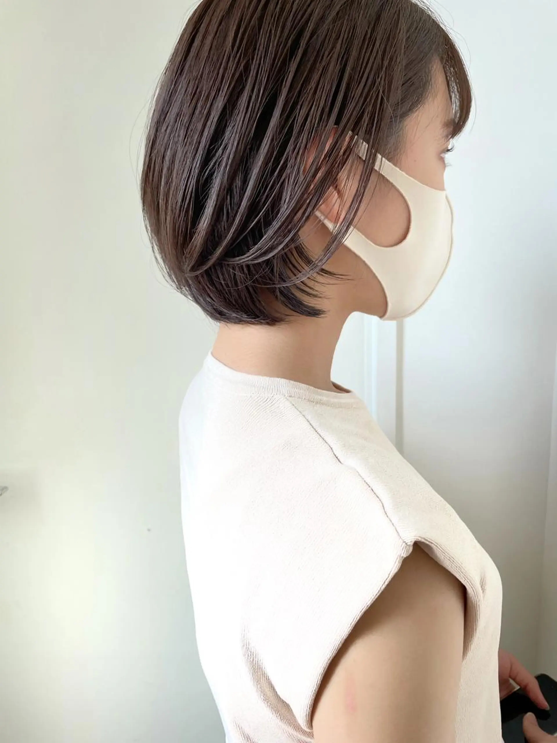 ショート カラー アッシュ ハイライトカラー ハイトーンカラー イルミナカラー インナーカラー カット ヘアカラー トリートメント 江上拓郎/ショート /酸性ストレートのヘアスタイル