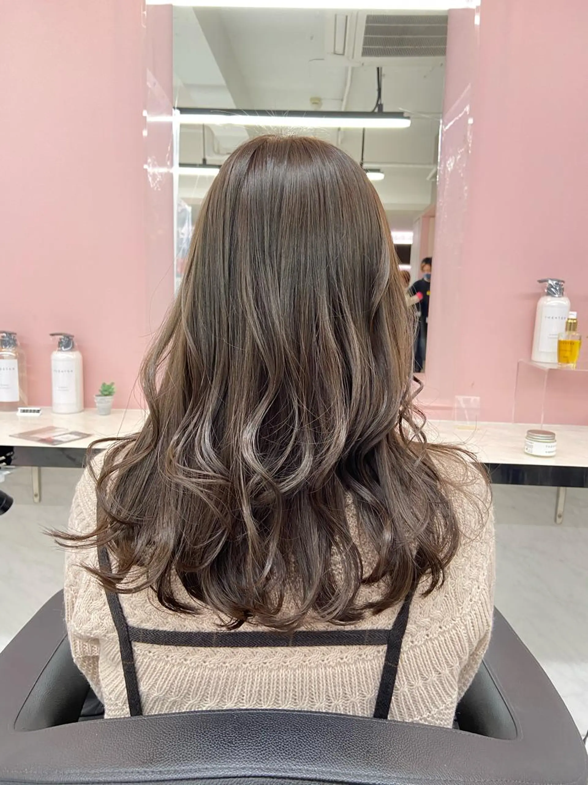セミロング カラー ヘアアレンジ 💖艶と似合わせ💖 カラーカット💖のヘアスタイル