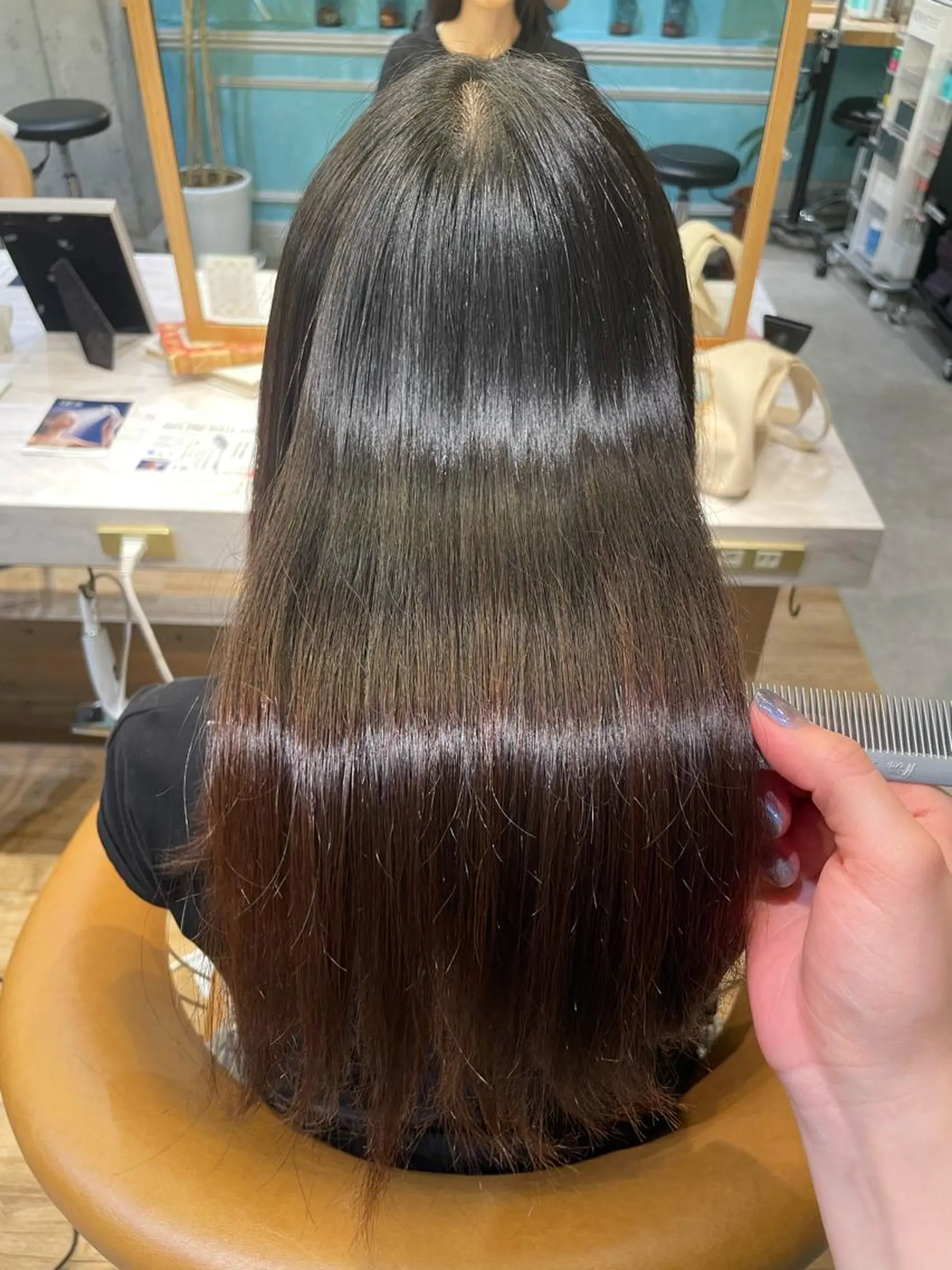 ロング カット 縮毛矯正 トリートメント 🐥ボブ/レイヤー 髪質改善/halcaのヘアスタイル