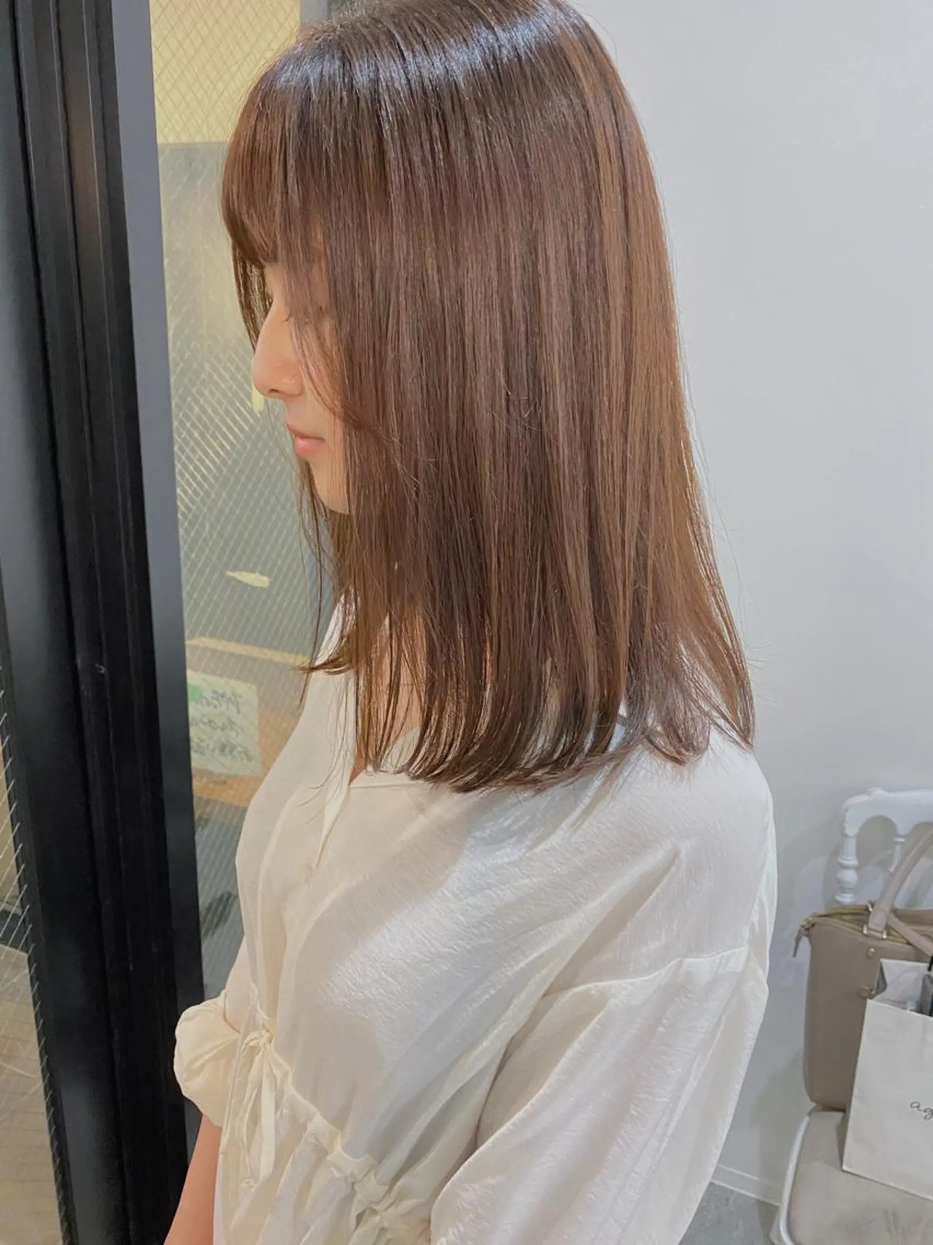 ミディアム カラー パーマ ヘアアレンジ キッズ ネイル マツエク・マツパ 🫧umu.🫧韓国 /レイヤー/ハッシュのヘアスタイル