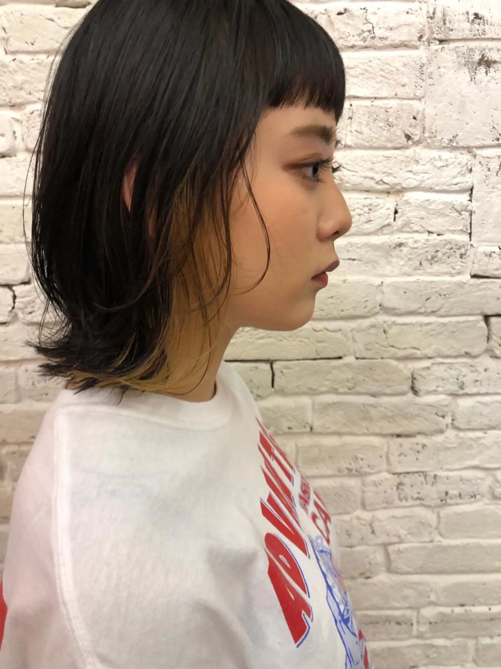 ミディアム カラー カット ヘアカラー NOUN所属・eri kinjoのヘアスタイル