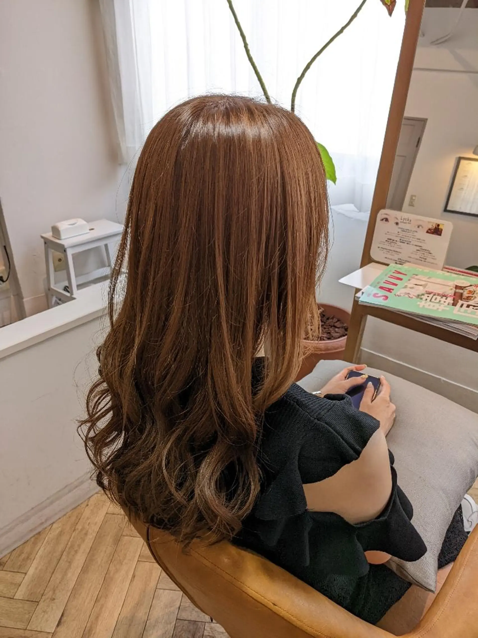 ミディアム カット ヘアカラー トリートメント newi 天王寺 masakoのヘアスタイル