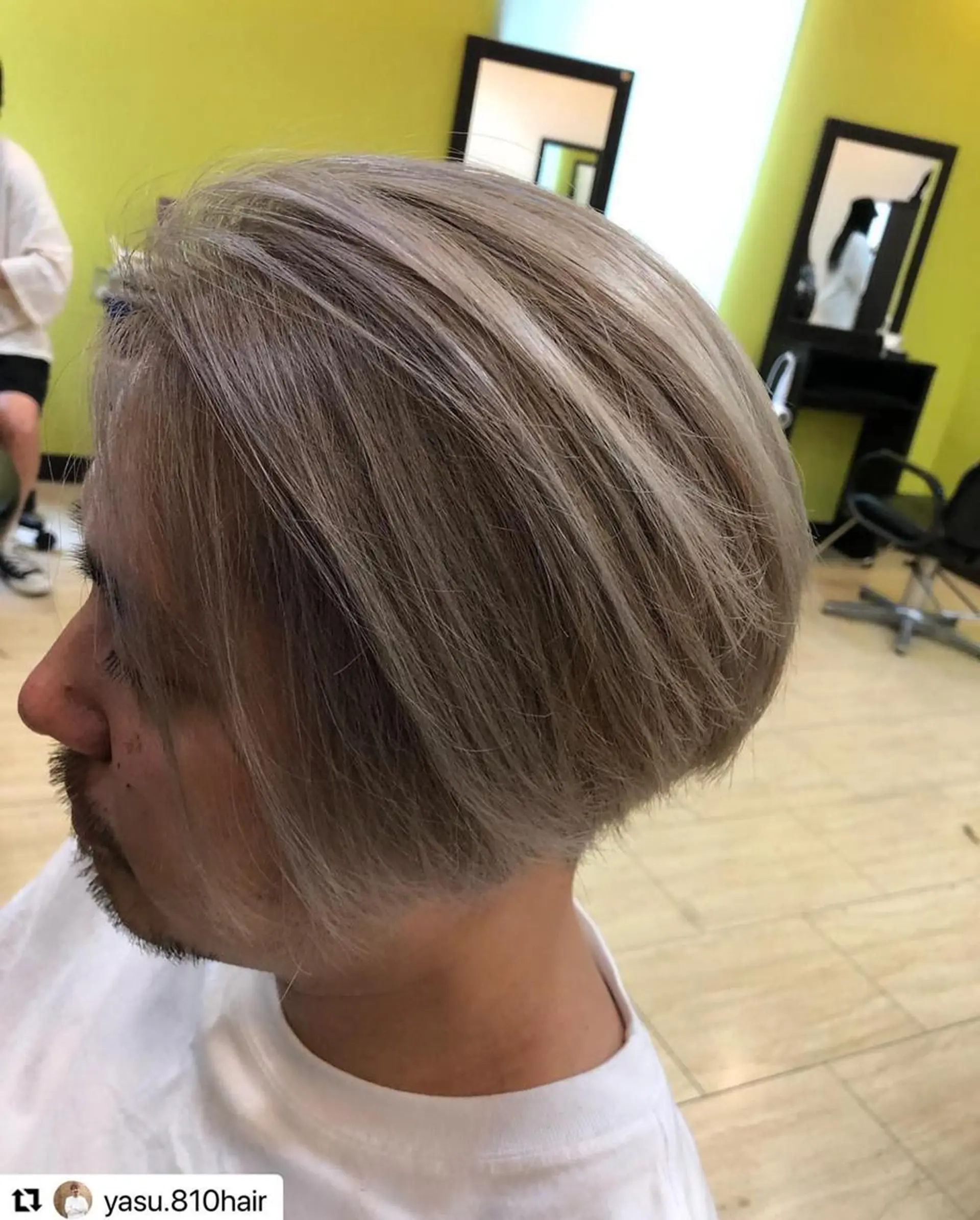 ミディアム カラー メンズ メンズバレイヤージュ メンズブリーチ メンズハイライト メンズハイトーン メンズインナーカラー 🩷Eny terrace🩷のヘアスタイル