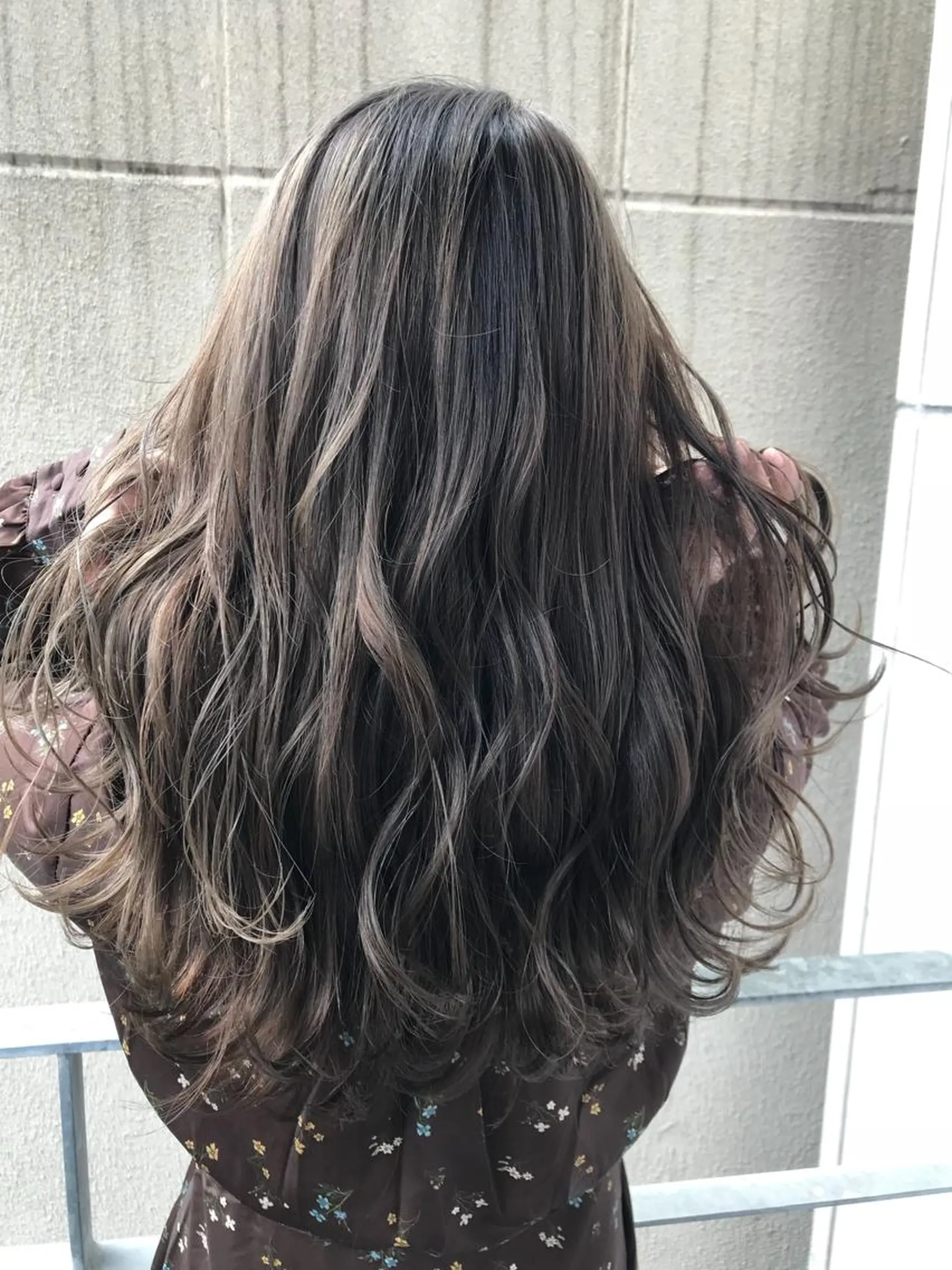 ロング カラー カット ヘアカラー トリートメント 髪質改善will hairdesignのヘアスタイル