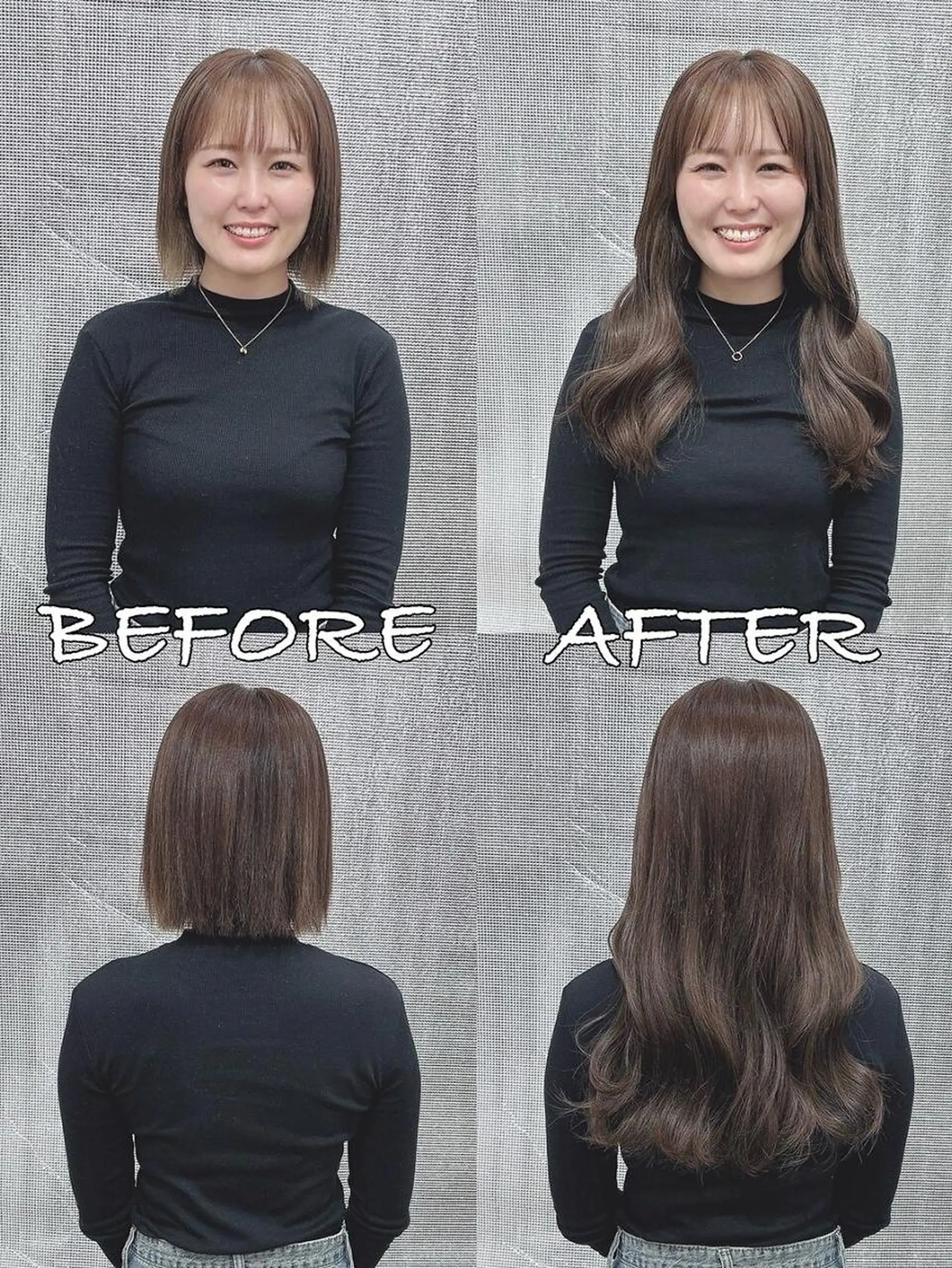 カラー ロング シールエクステ バレイヤージュ ブリーチ ケアブリーチ ダブルカラー LIP 大阪本店 エクステ 堀谷和孝のヘアスタイル