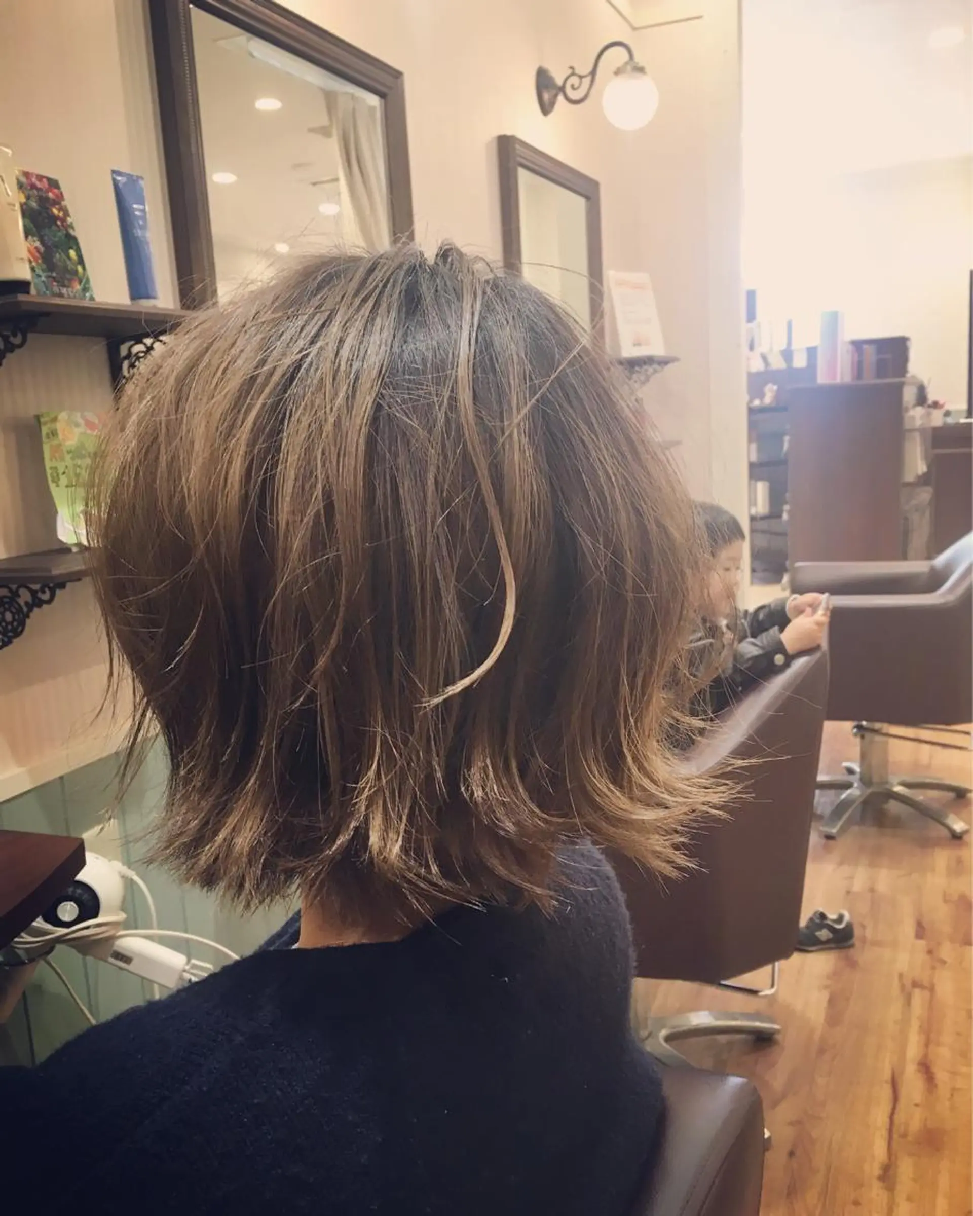 ショート 切りっぱなしボブ ボブ ビーズアモール 豊田店のヘアスタイル