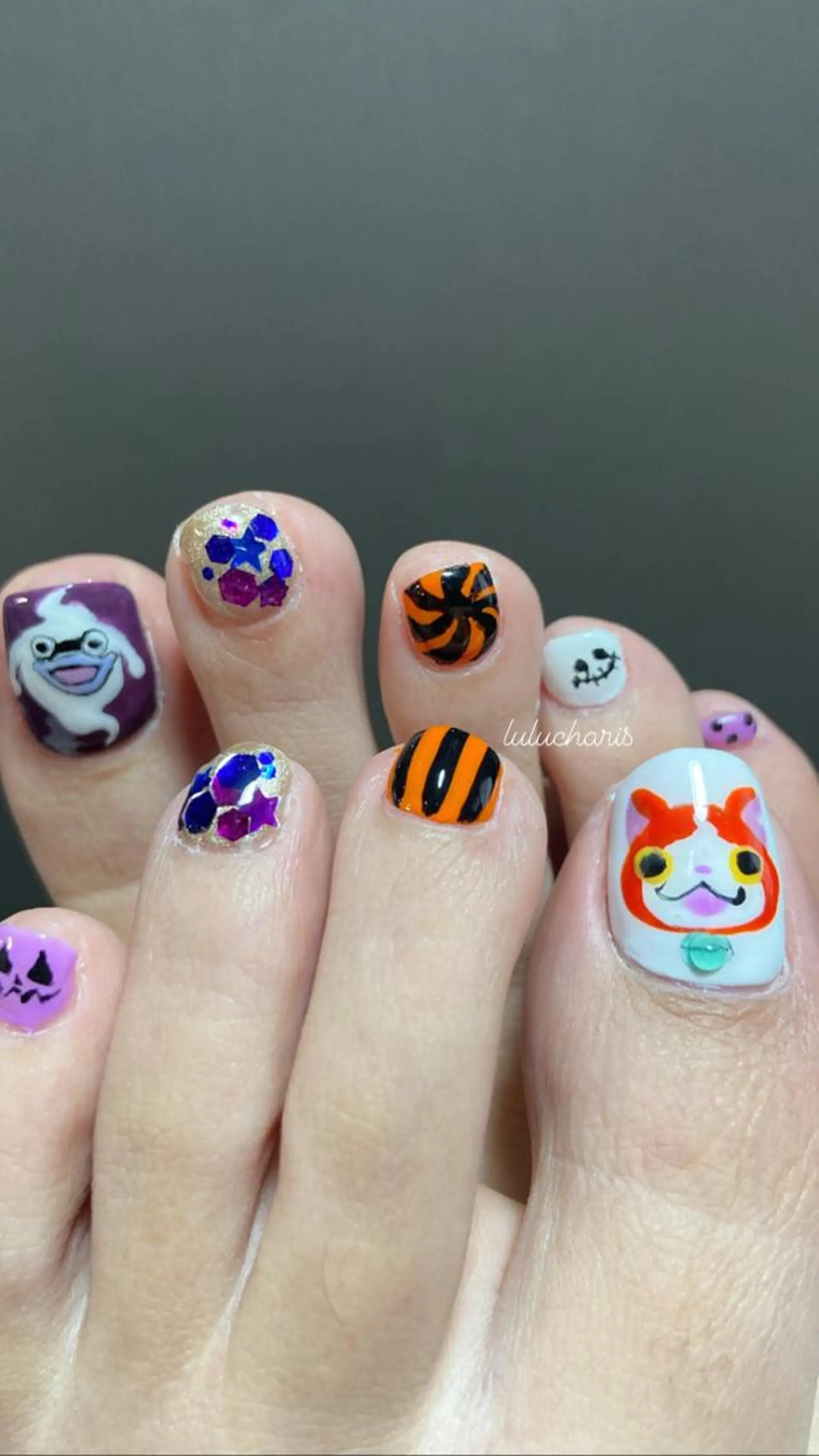 ネイル ハロウィン Lulu charisu所属・lulucharis nailのネイルデザイン
