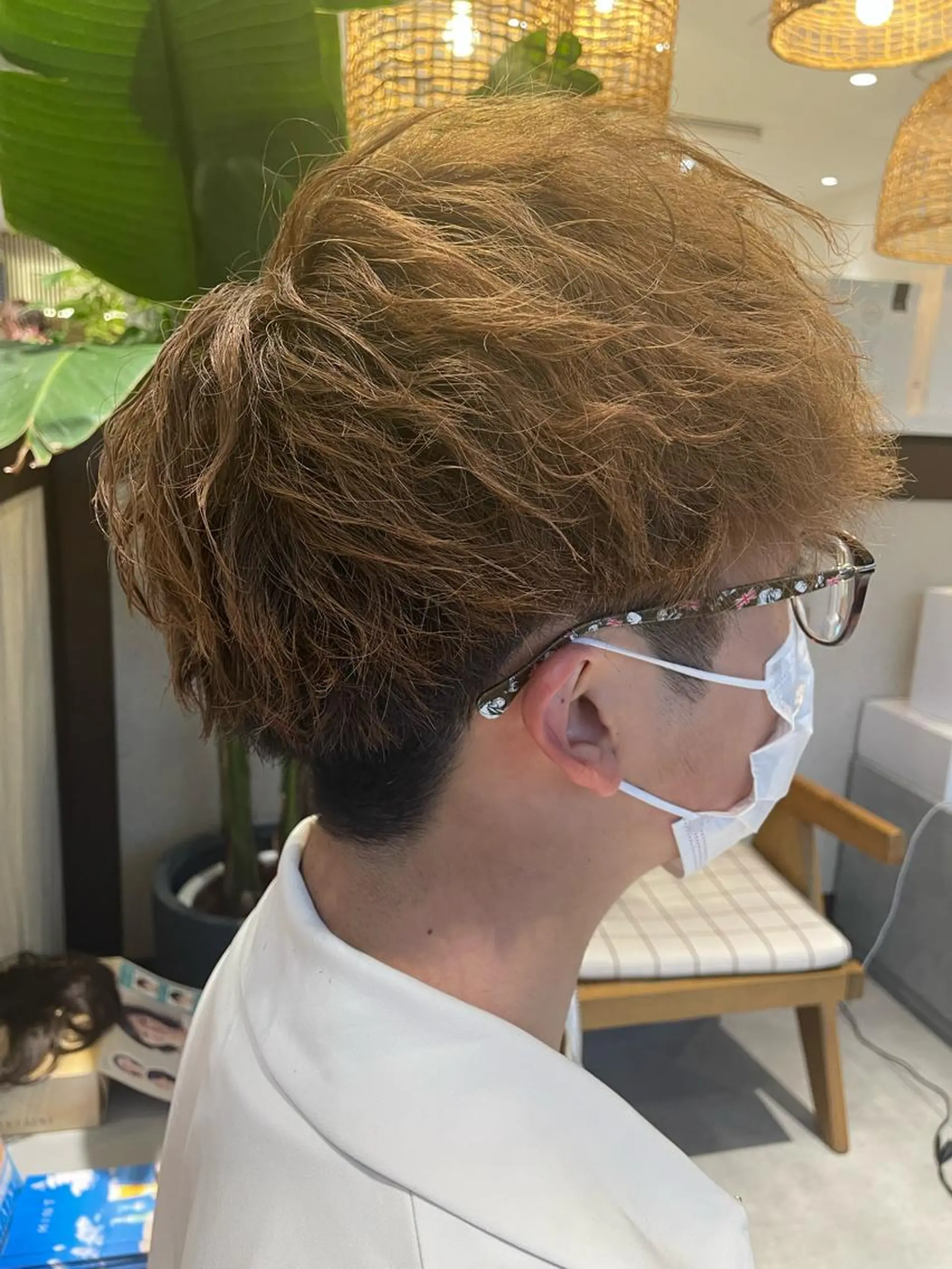 パーマ メンズ カット パーマ 高木 櫻のヘアスタイル