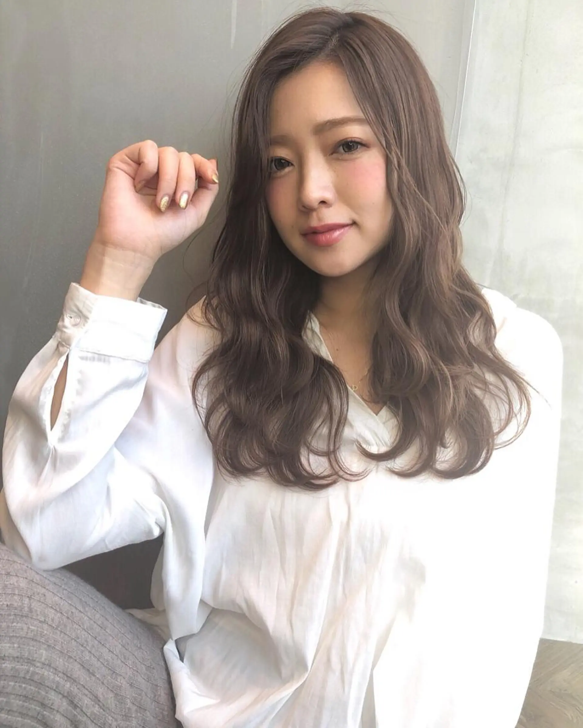 ロング カラー 遠藤 眞実のヘアスタイル