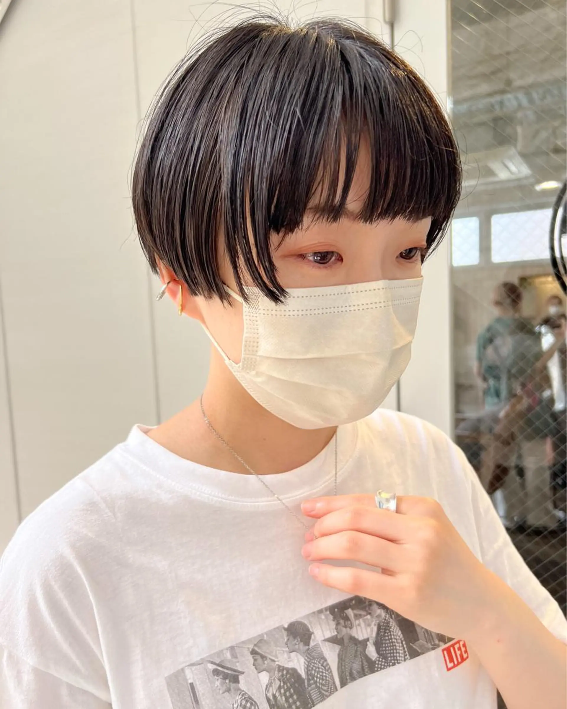 ショート カラー ショートボブ ベージュカラー ブリーチ ケアブリーチ 透明感カラー 蔵前 デザインカット KOBAYASHIのその他イメージ