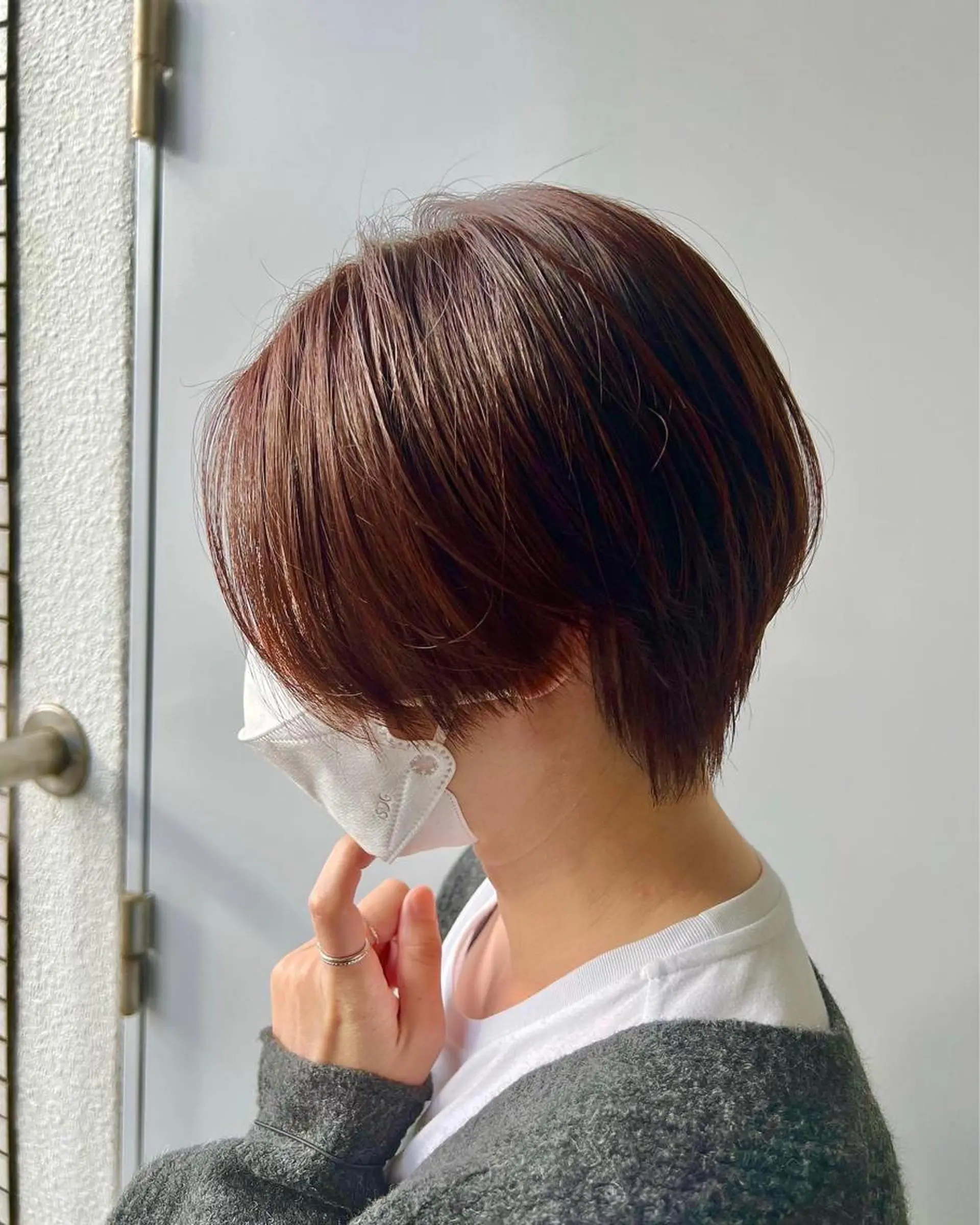 ショート トクシ ーのヘアスタイル