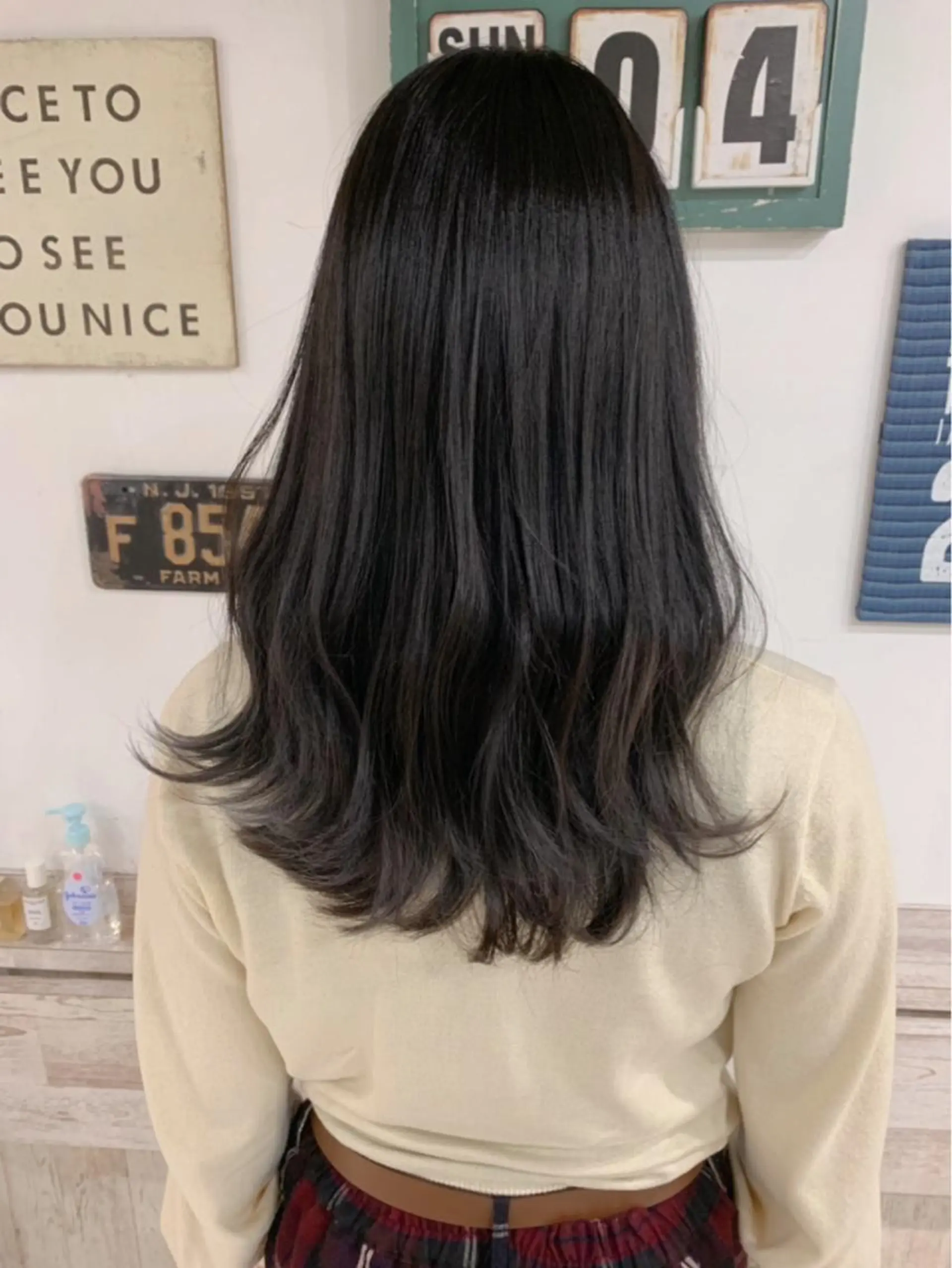 ミディアム カラー カット ヘアカラー 京都大人女性ショート 徒歩1分/秋山のヘアスタイル