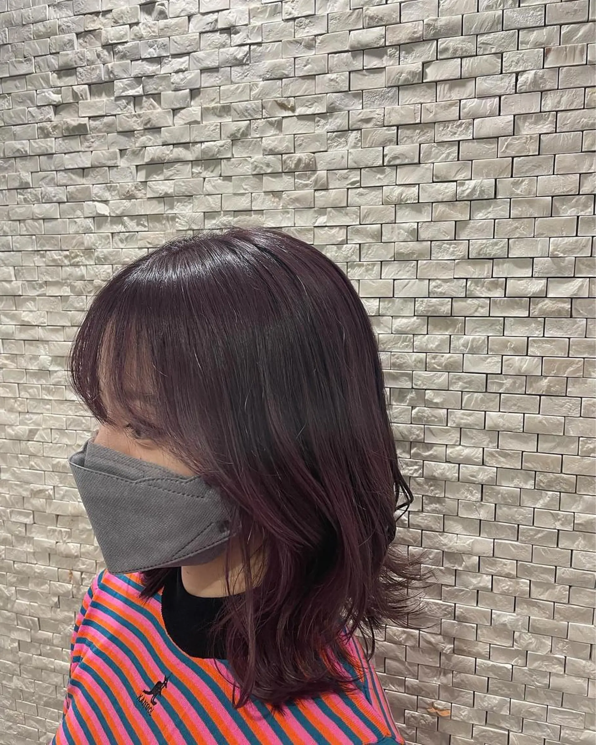 ミディアム カラー ケアパーマ/ケアブリ ーチdaisukeのヘアスタイル