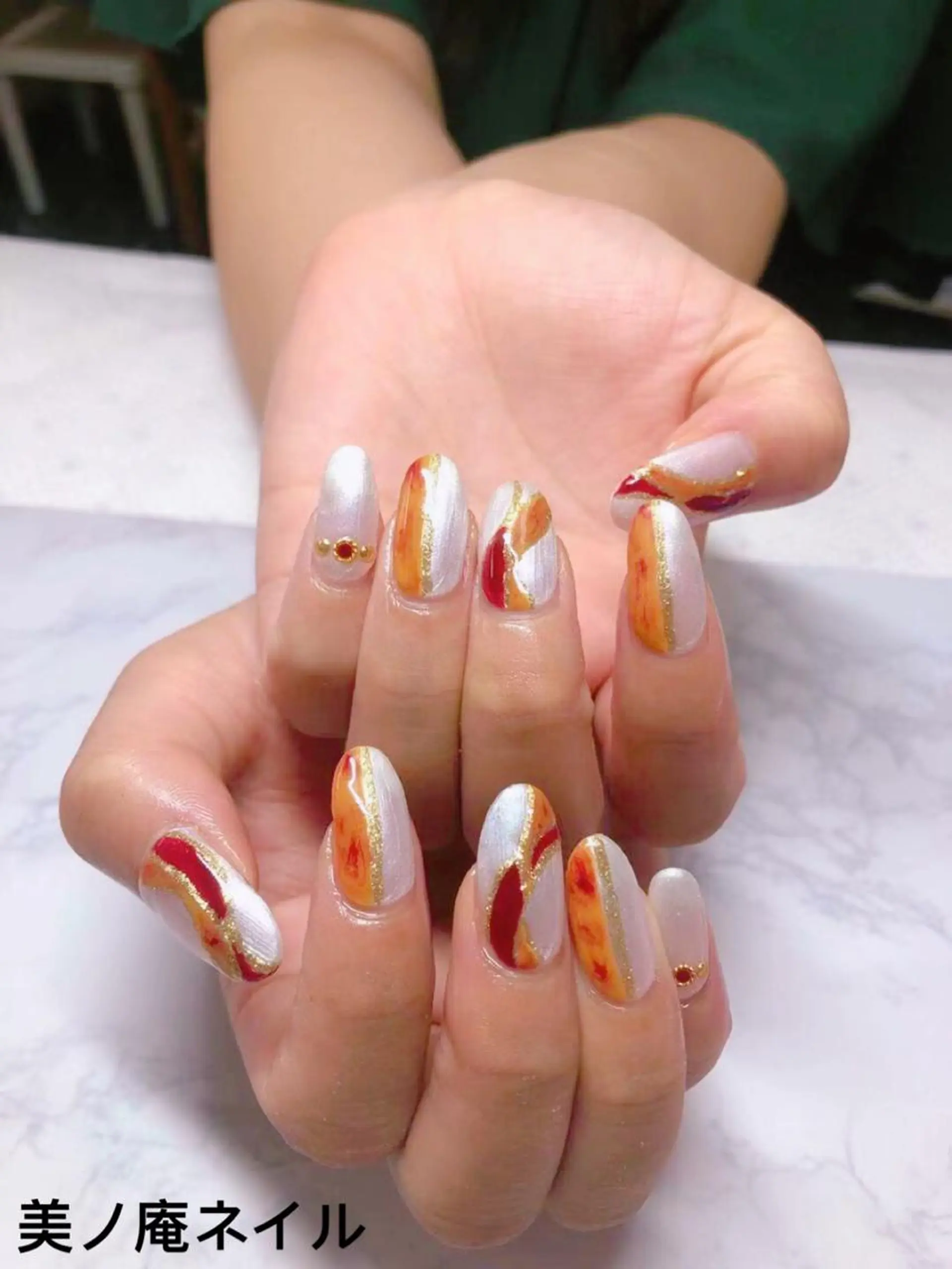 ネイル 美ノ庵ネイルサロン メトロポリタン前店のネイルデザイン
