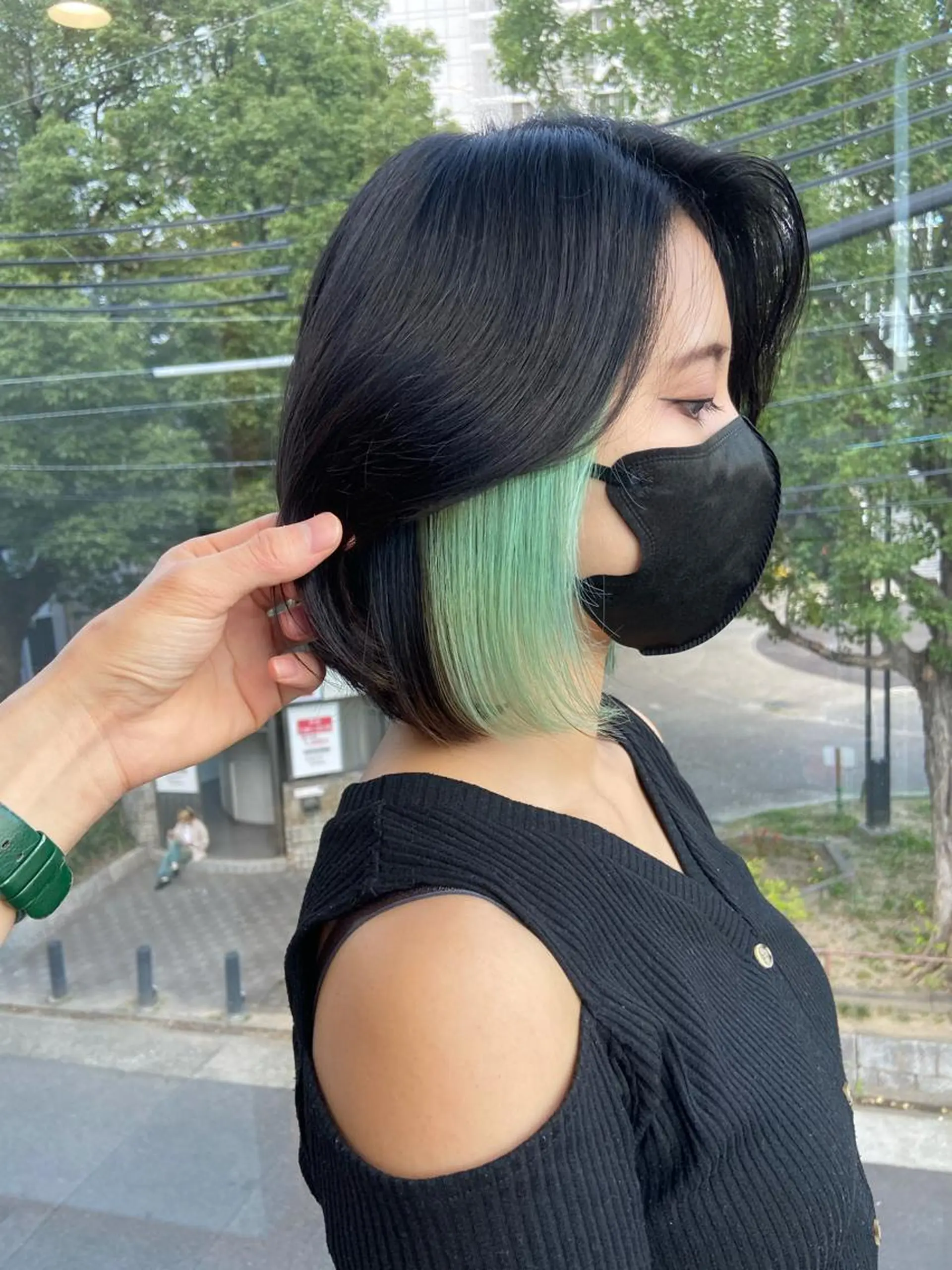 カラー 緑区/艶髪 🦋柿下のヘアスタイル