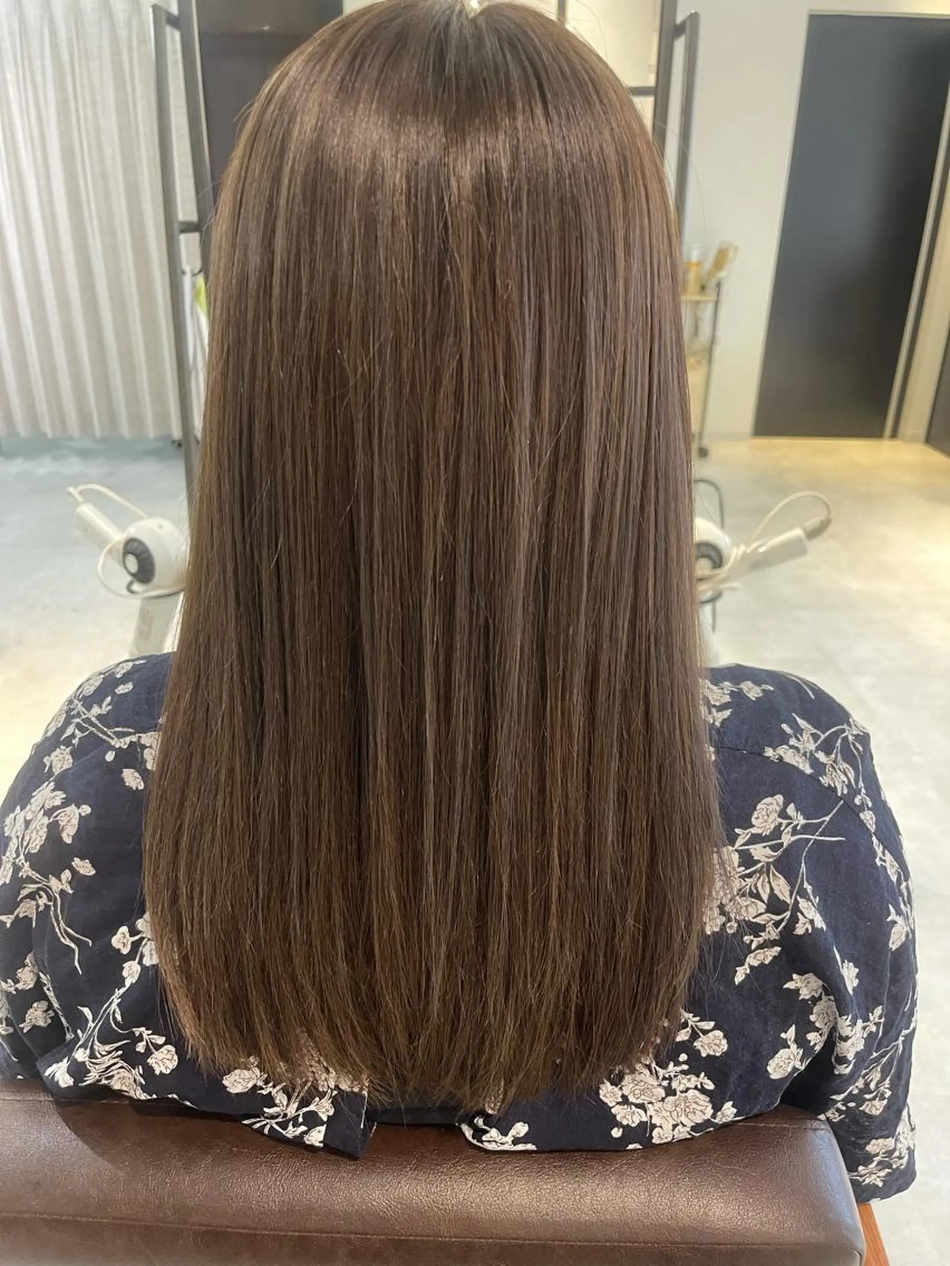 ロング カラー アッシュ アッシュグレー LICO HAIR×RELAXATION所属・m i k u n aのヘアスタイル