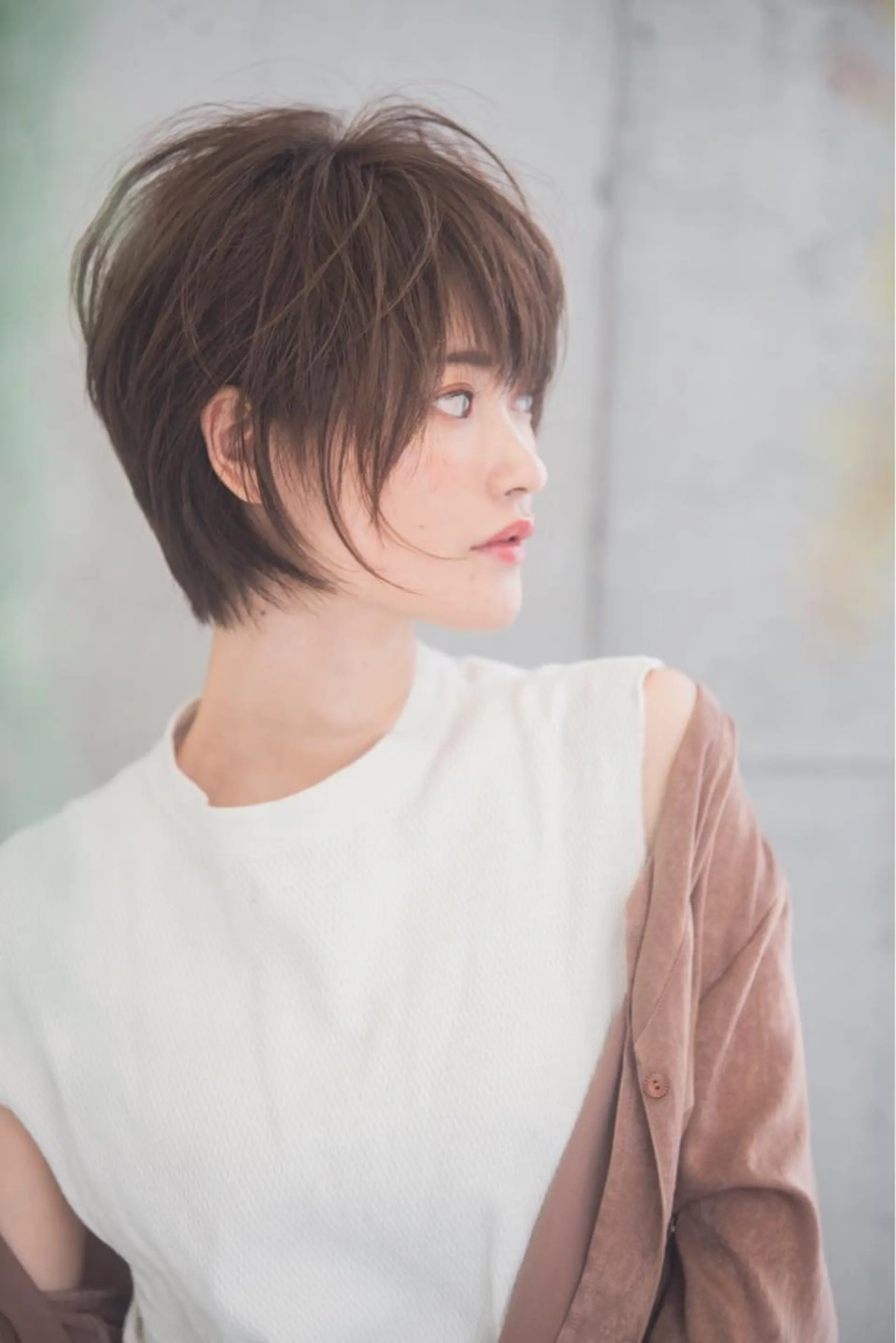 ショート カラー パーマ ヘアアレンジ メンズ ショートヘア 【白髪ぼかし 専門GBG】自由が丘のヘアスタイル