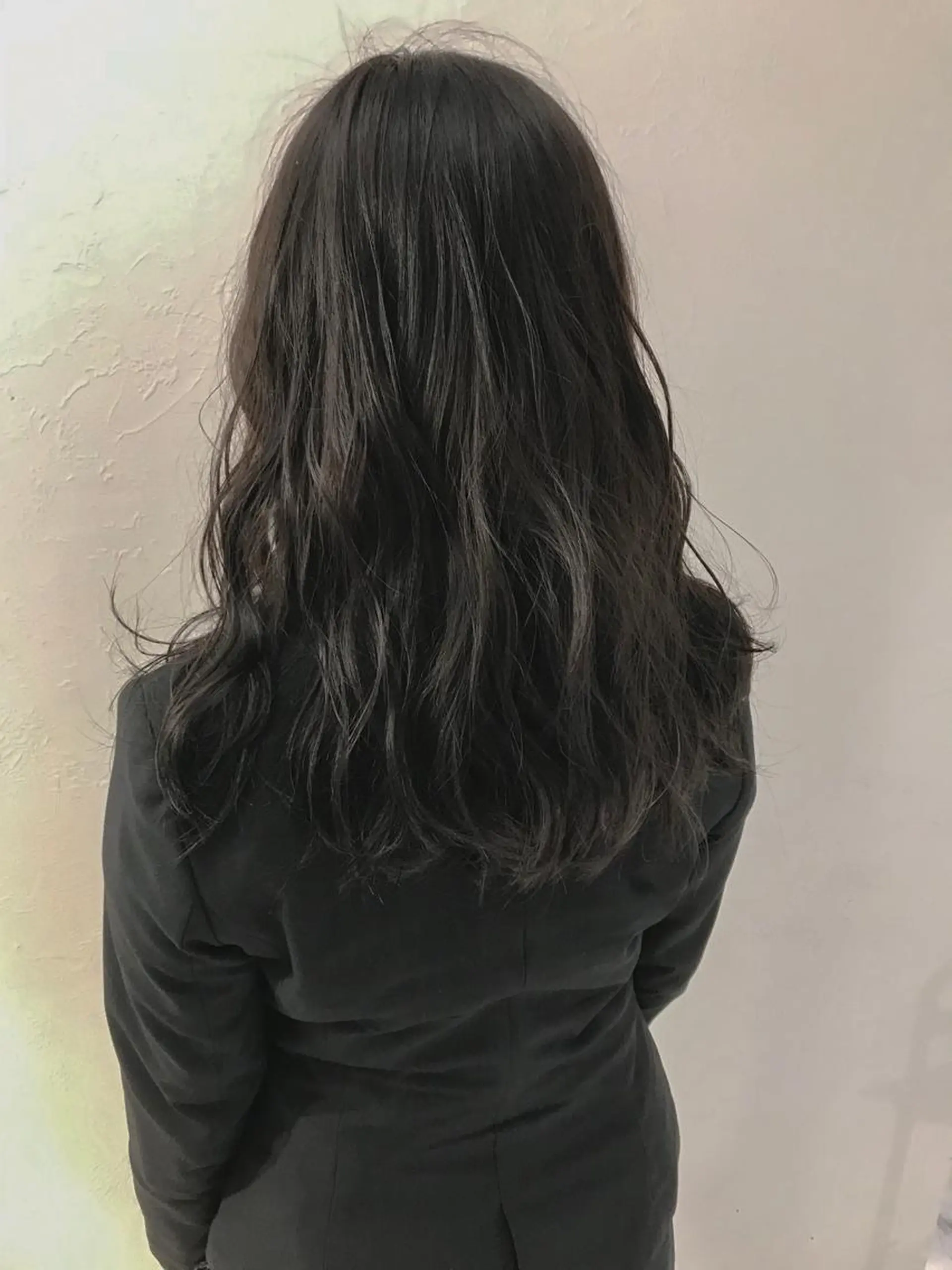 セミロング カラー 赤み消し韓国ヘア レイヤー縮毛🤍渡邉のヘアスタイル