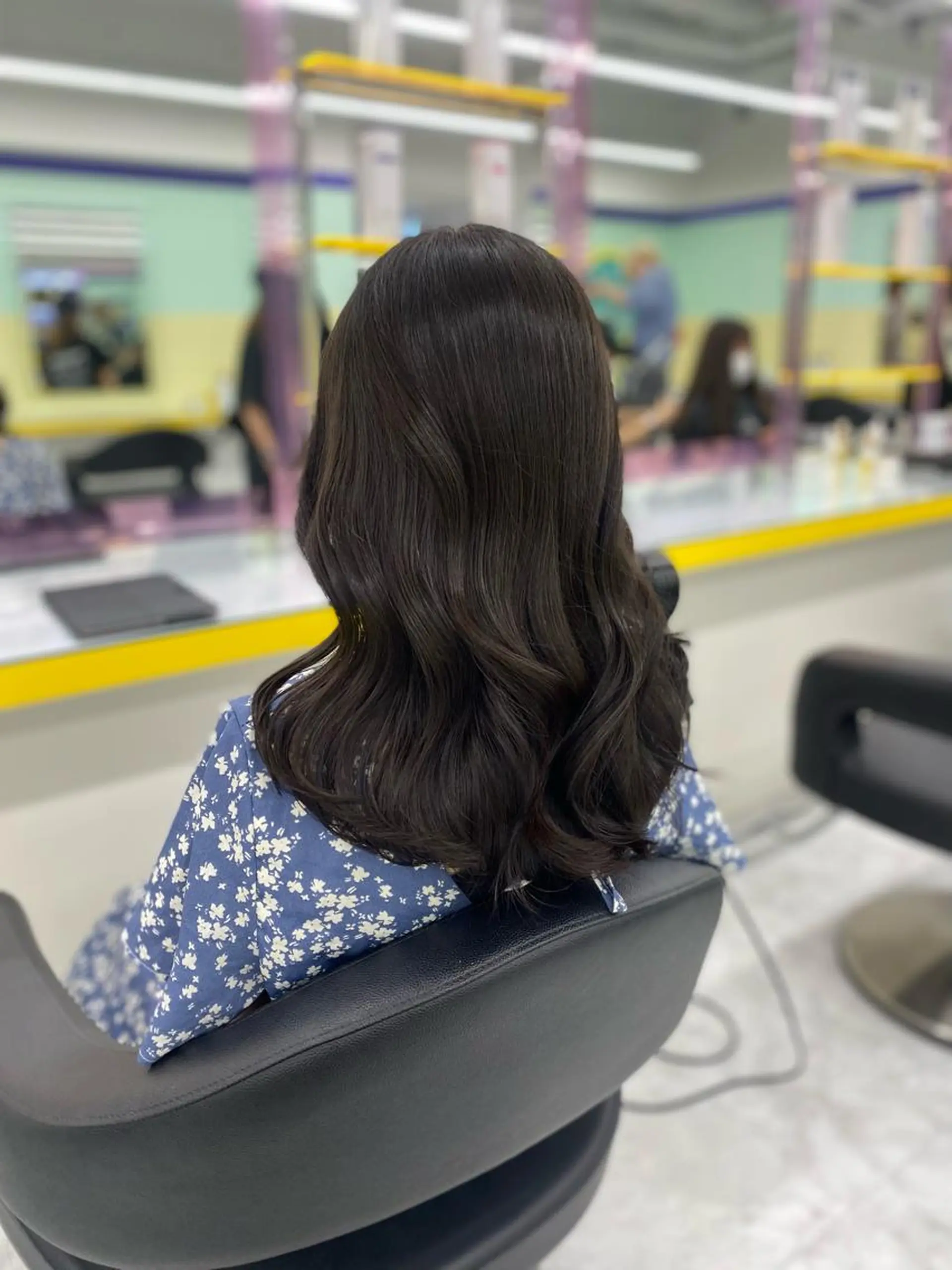 ミディアム カラー パーマ ヘアアレンジ メンズ キッズ ネイル マツエク・マツパ アイブロウ メンズブリーチ ブリーチ ブリーチなしカラー ヘアカラー Lumo所属・💖横浜ブリーチなし 💖MIHOのヘアスタイル