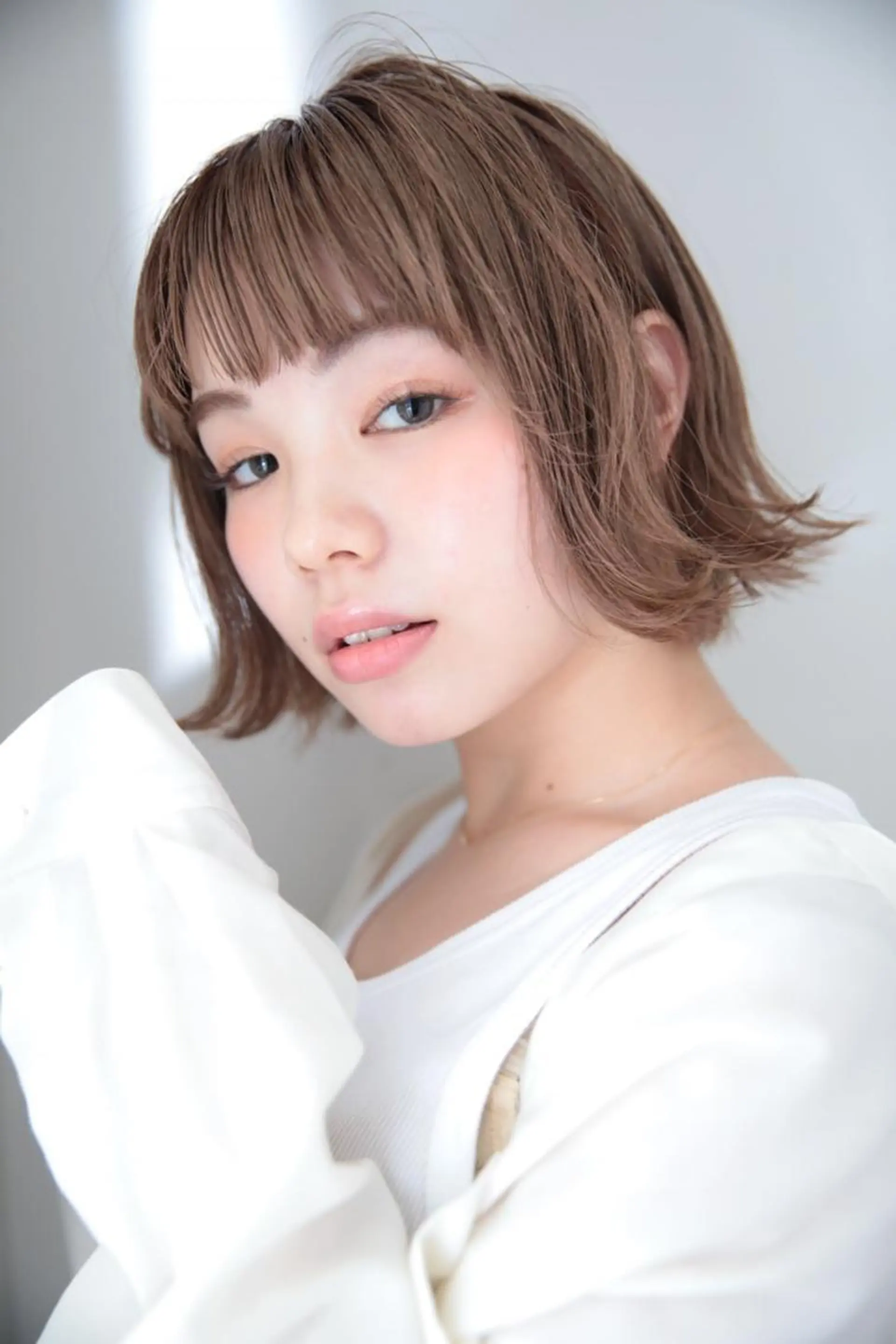 ショート カラー パーマ ヘアアレンジ レイヤーカット✂️ 横浜No1♡下鳥翔子のヘアスタイル