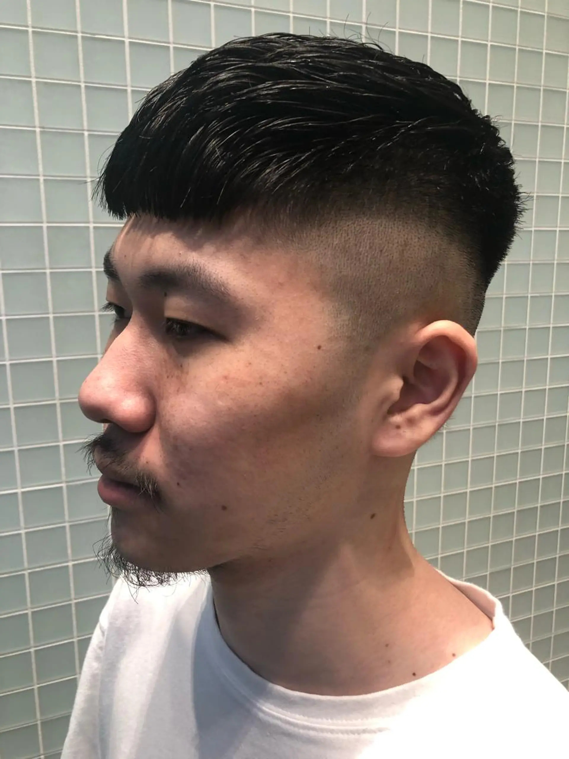 メンズ フェードカット 佐伯 凌太郎のヘアスタイル