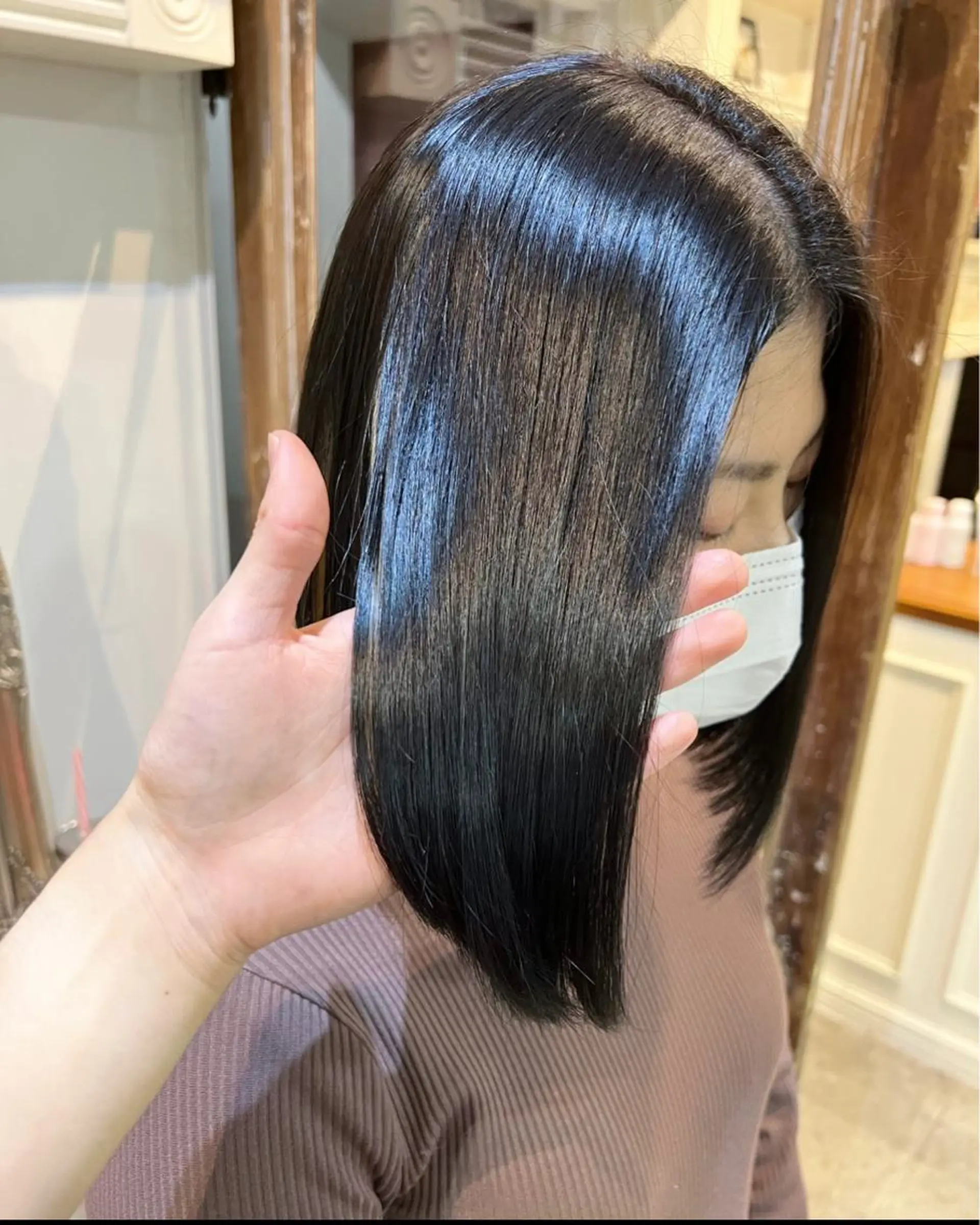ミディアム 髪質改善 トリートメント トリートメント 金子 廉のヘアスタイル