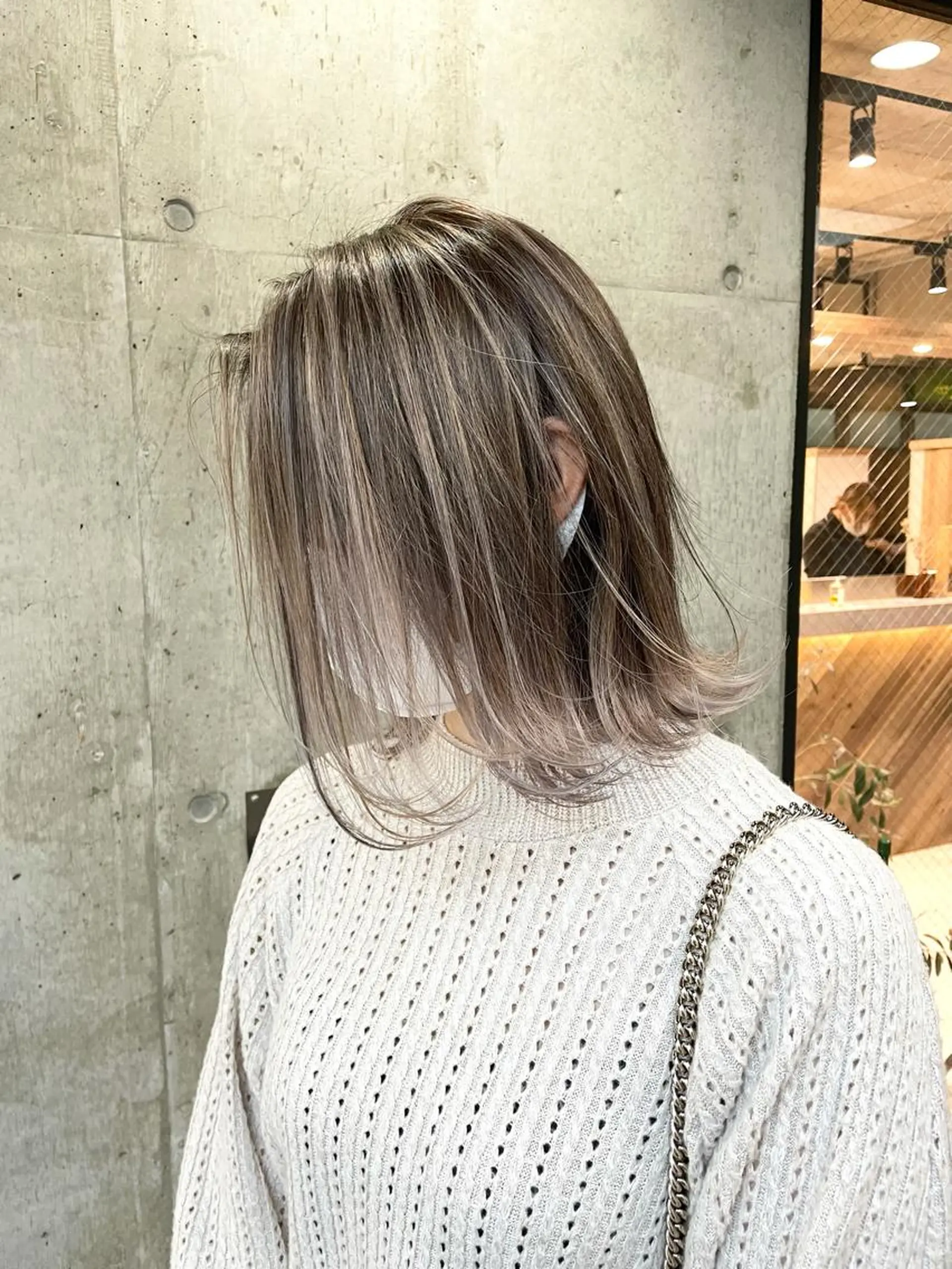 ミディアム カラー LUSTRE クロサワのヘアスタイル