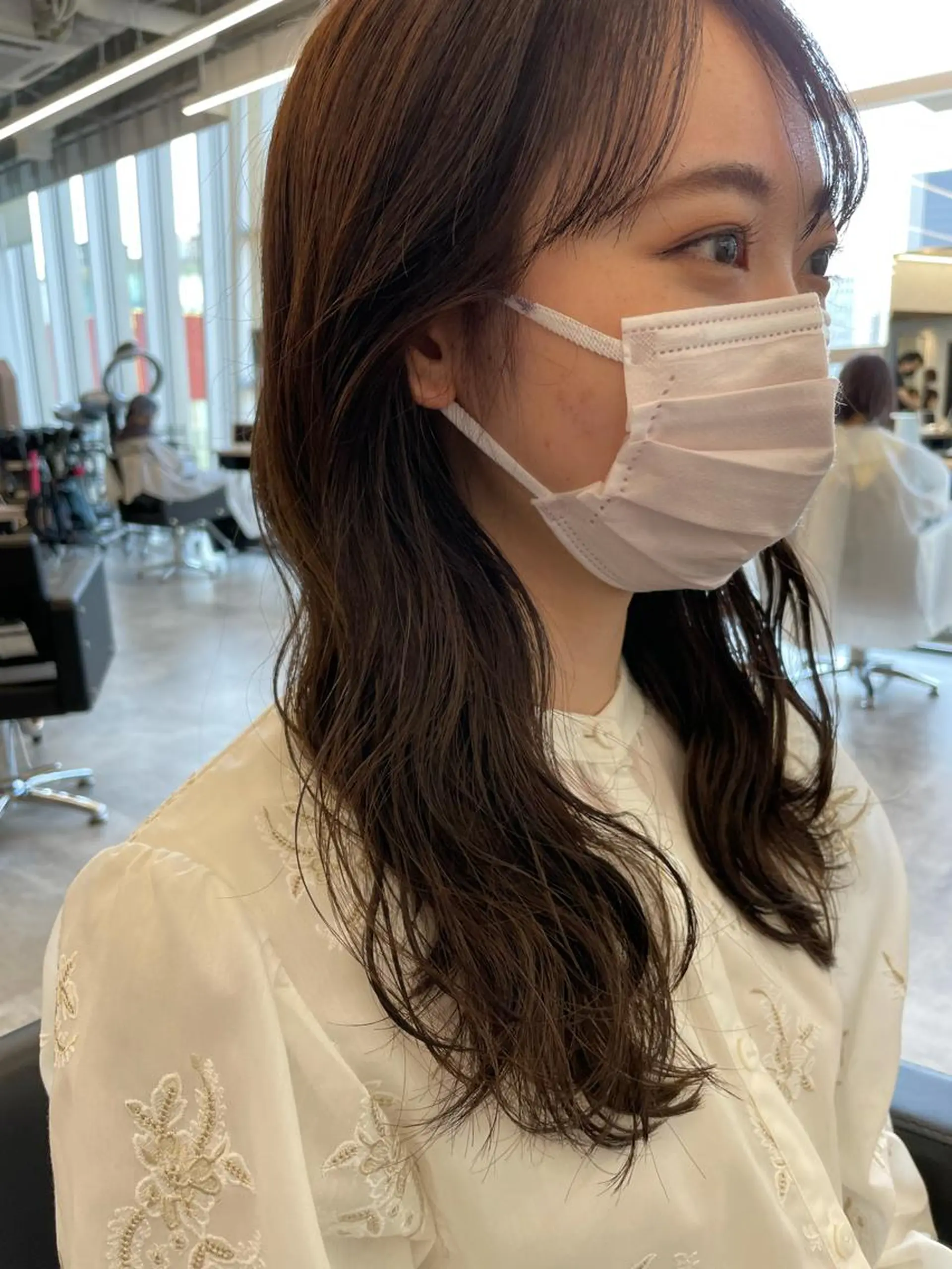 ロング カラー ヘアアレンジ 【柔らか透明感✨/ 似合せ前髪】大石葉月のヘアスタイル