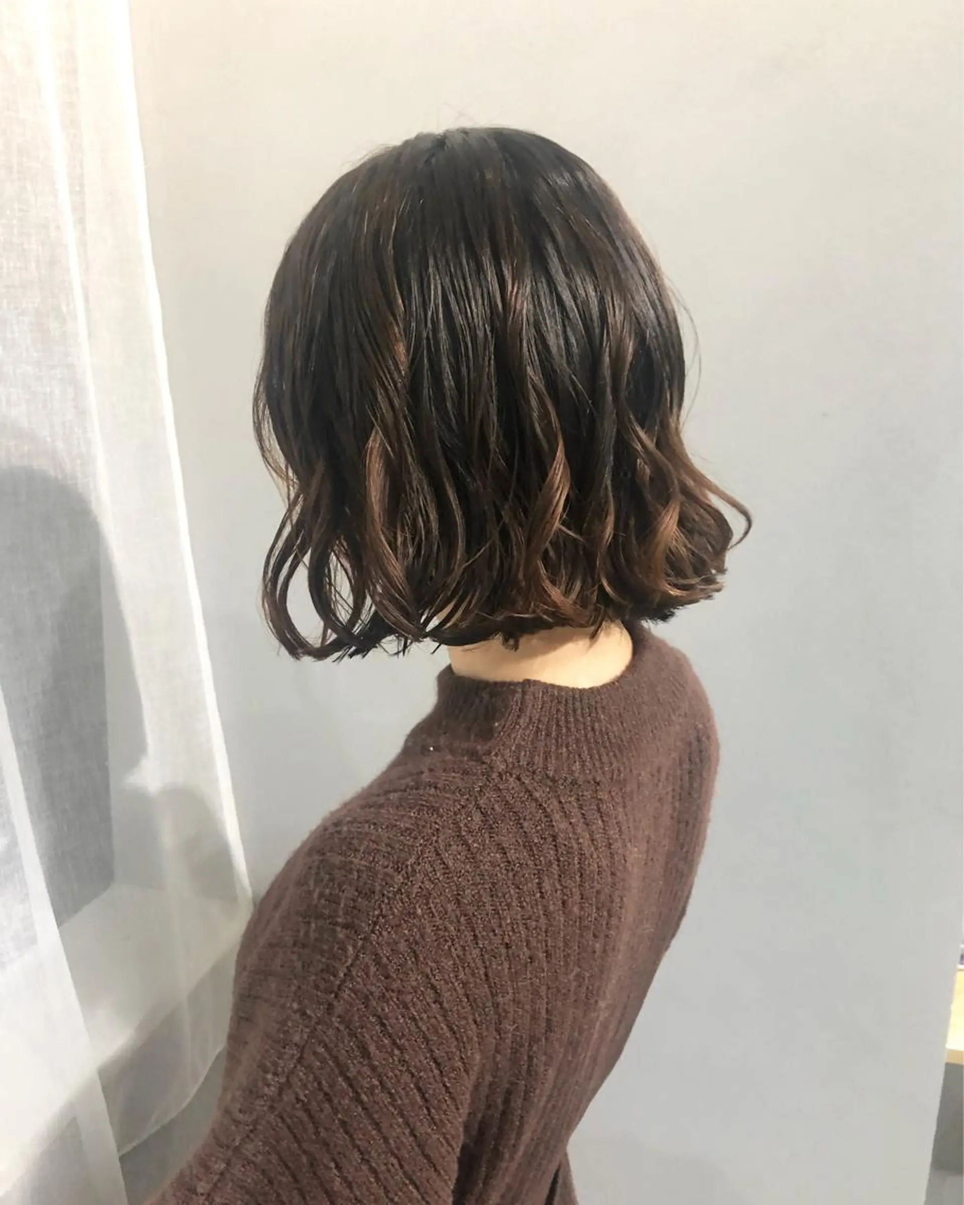 ショート パーマ カット パーマ トリートメント ロングパーマ木村 ボブパーマのヘアスタイル