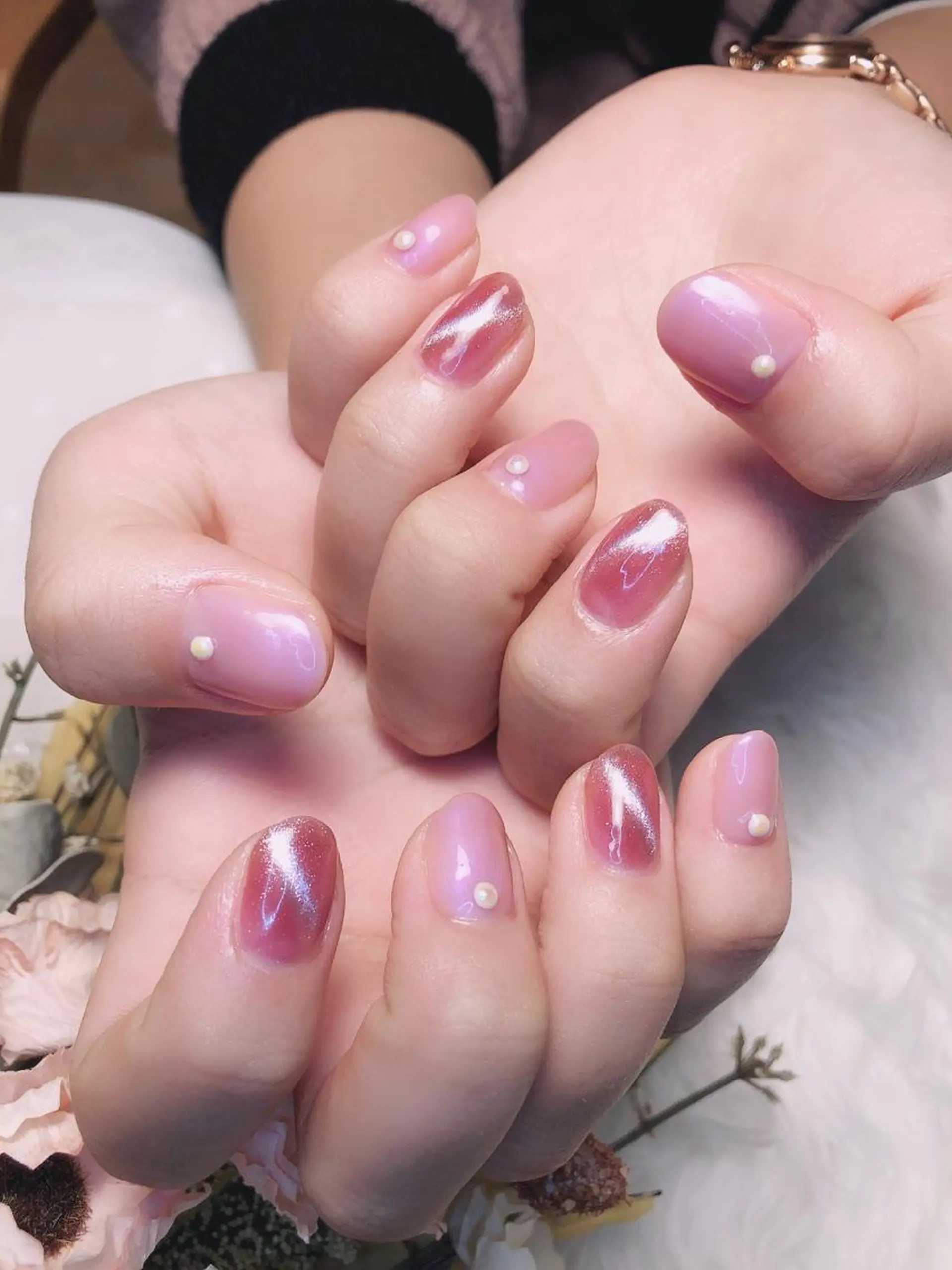 ネイル ジェルネイル マグネットネイル 🍭Kiara Nail🍭のネイルデザイン