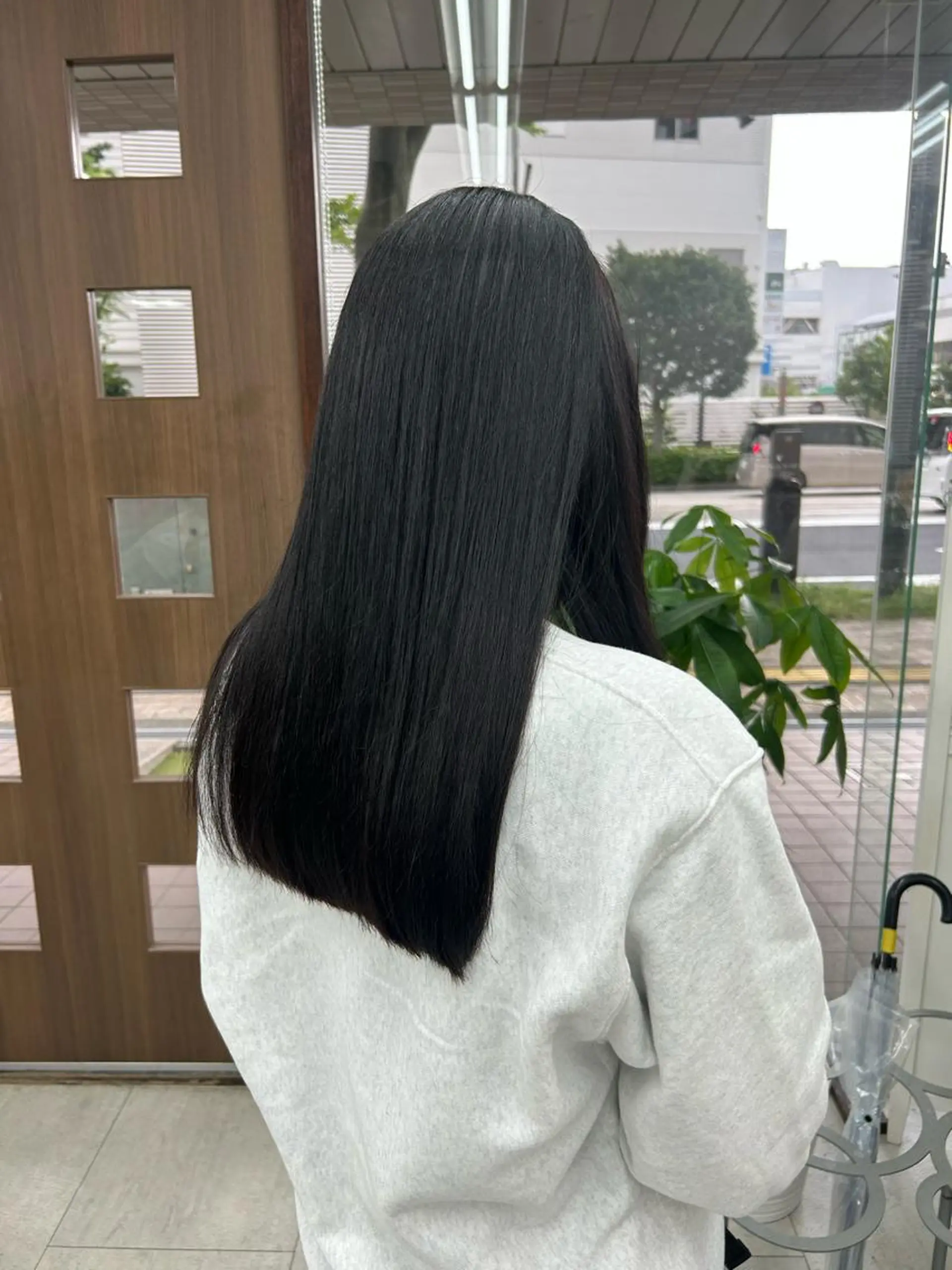 ロング カット トリートメント ダブルカラー/韓国 ヘア/さわのあかねのヘアスタイル