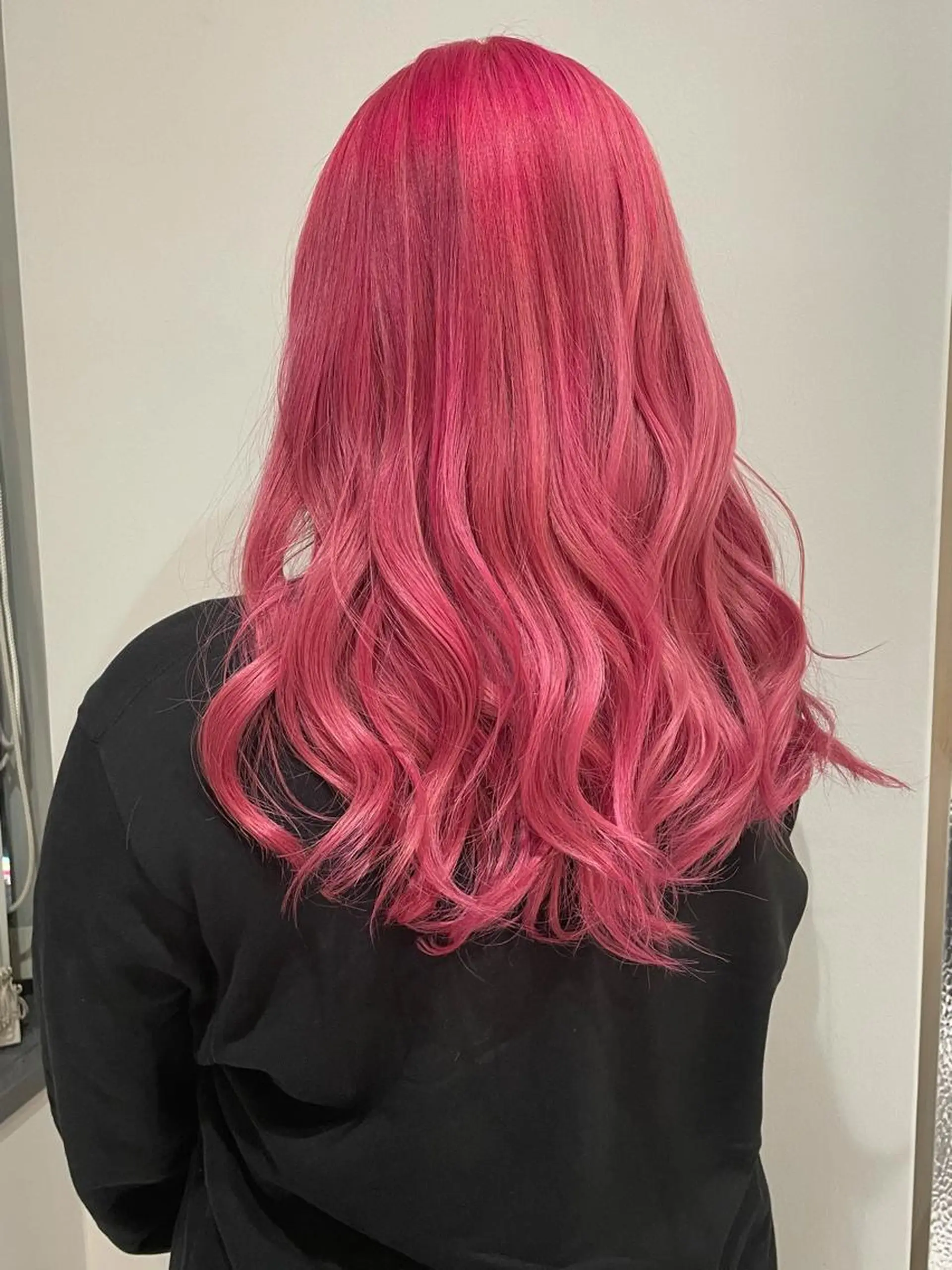 セミロング カラー ブリーチ モデルさん募集中IT byALBUM八王子のヘアスタイル