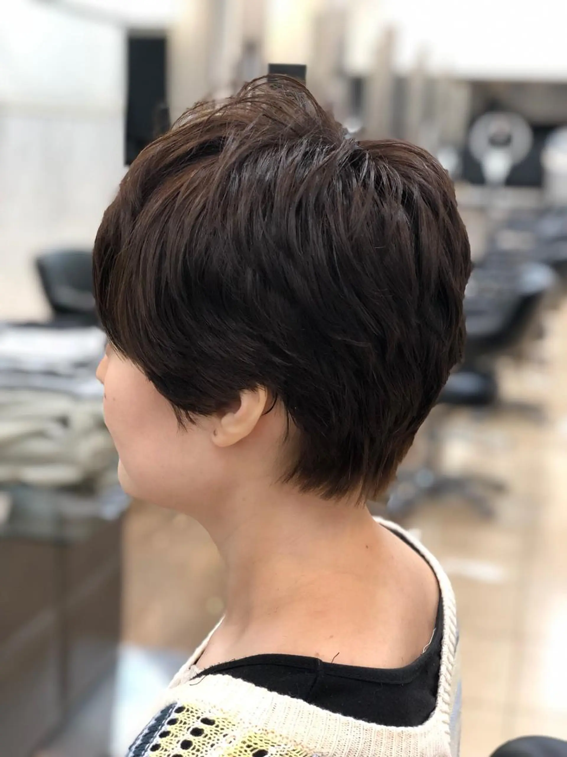 ショート パーマ 斎藤 みくのヘアスタイル