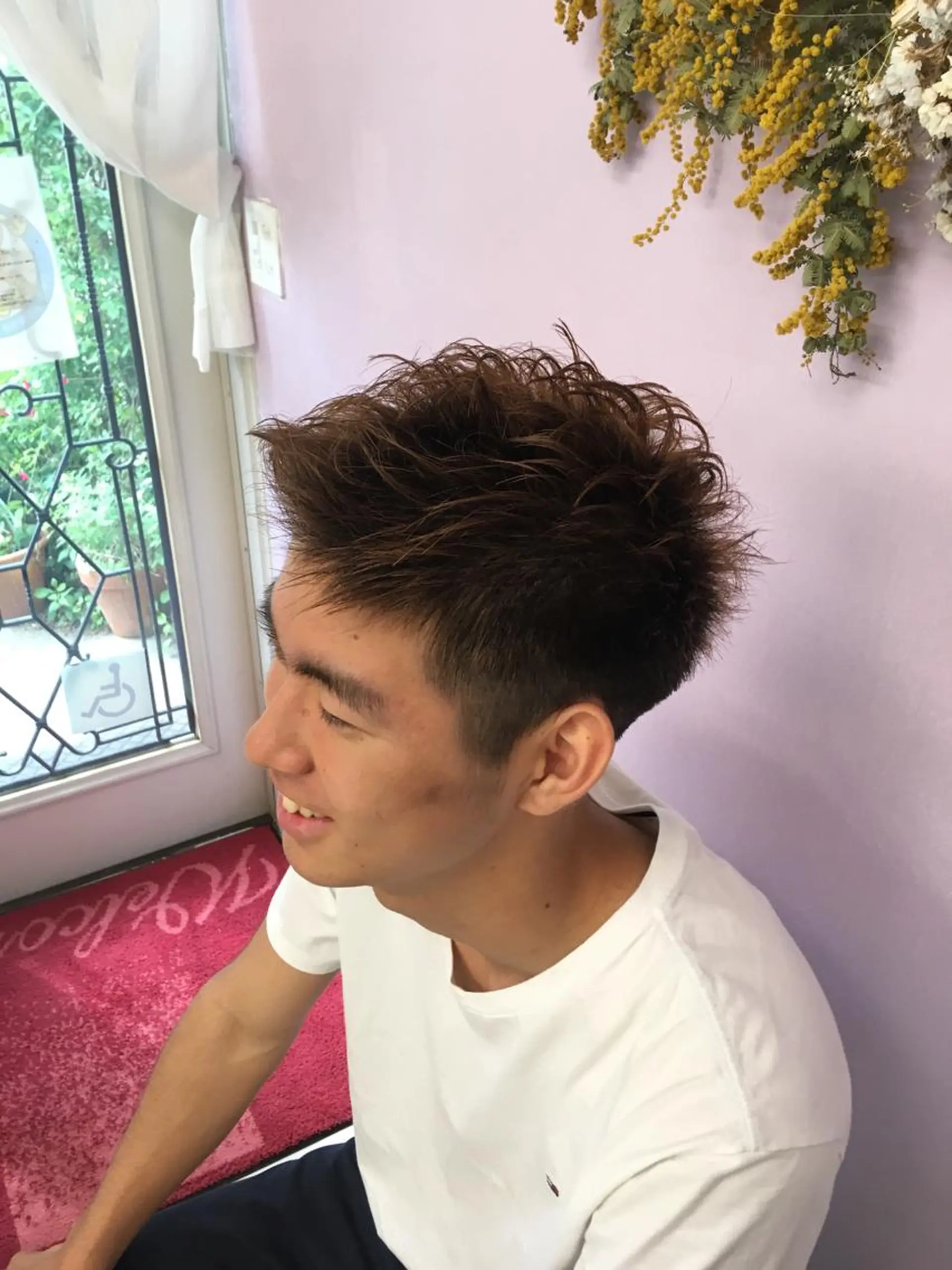 ショート メンズ 阿出川 雅也のヘアスタイル